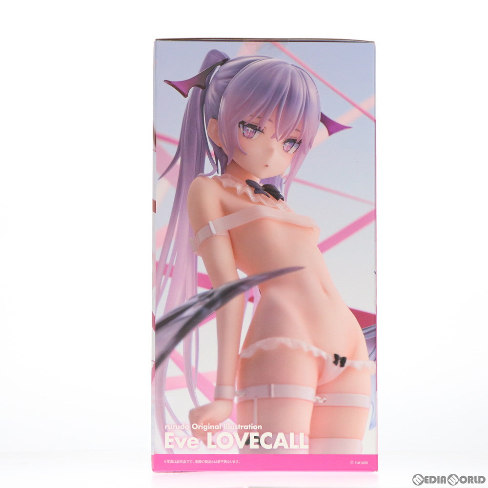 【中古即納】[FIG]あみあみ限定 ポストカード付属 イヴ・LOVECALL rurudoオリジナルイラスト 1/6 完成品 フィギュア Pink・Charm(ピンクチャーム)(20210930)