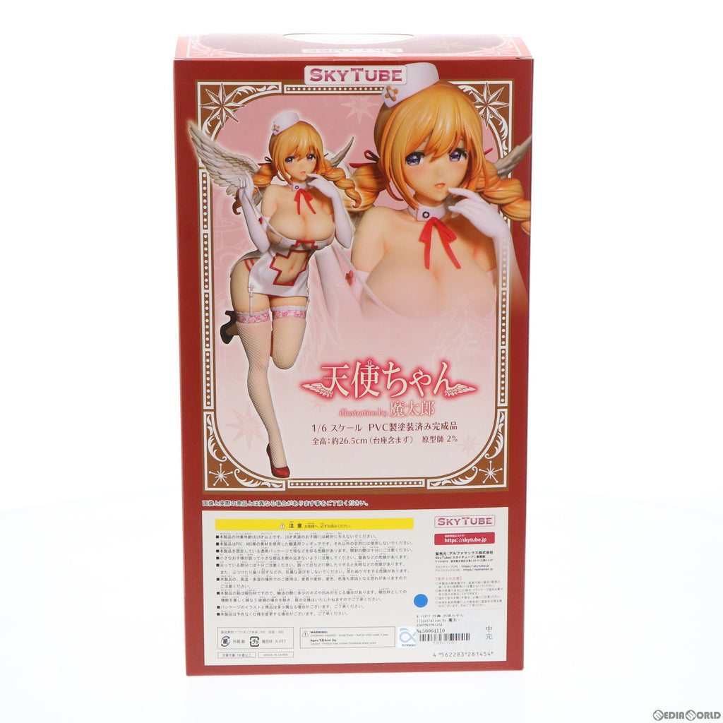 中古即納】[FIG]ポストカード付属 天使ちゃん illustration by 魔太郎 1/6 完成品 フィギュア(AX-1145) SkyTube( スカイチューブ)