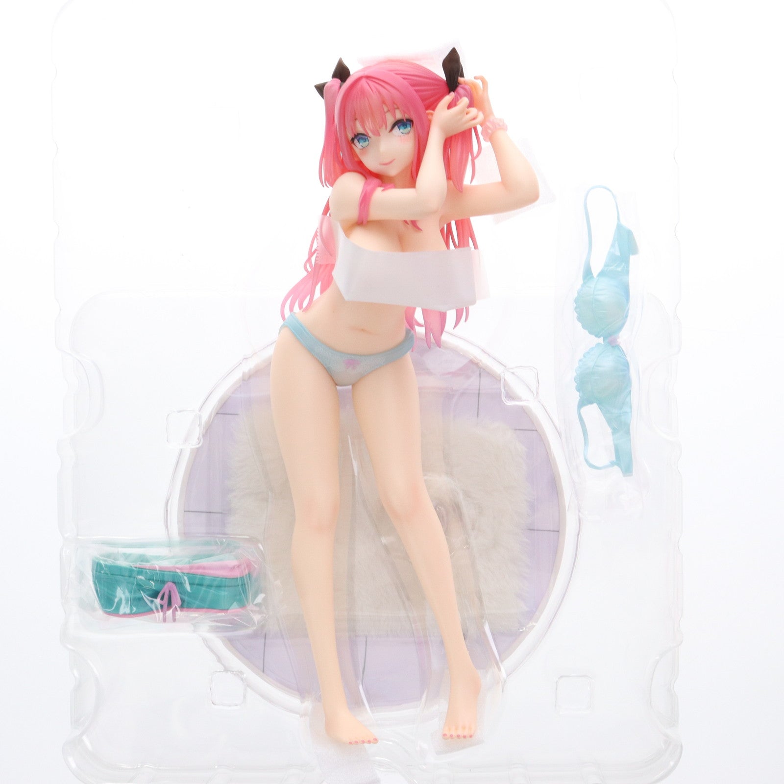 中古即納】[FIG]ポストカード無し ネイティブキャラクターズセレクション 日奈森絢夏(ひなもりあやか) 性活週間 THE ANIMATION 1/6  完成品 フィギュア ネイティブオンラインショップ&FANZA限定 Pink・Cat(ピンク・キャット)/ネイティブ