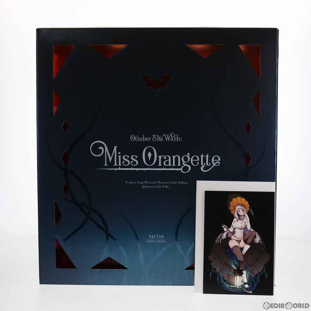 【中古即納】[FIG]ポストカード付属 ネイティブクリエイターズコレクション 10月31日の魔女 ミス・オランジェット 飯田ぽち。オリジナルキャラクター 1/6 完成品 フィギュア ネイティブ(20201231)