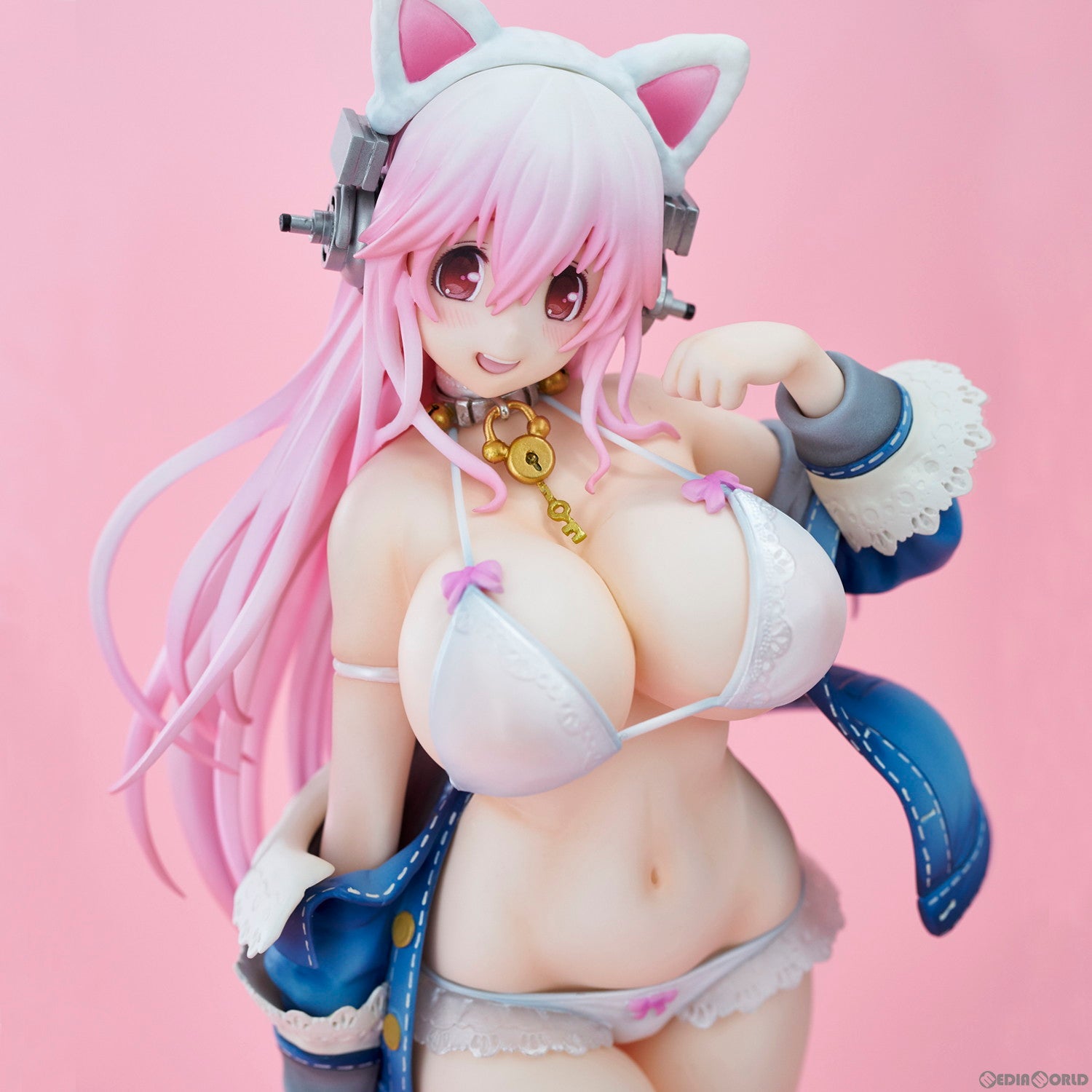 【中古即納】[FIG](再々販)すーぱーそに子 White cat ver. 完成品 フィギュア ユニオンクリエイティブ(20240727)