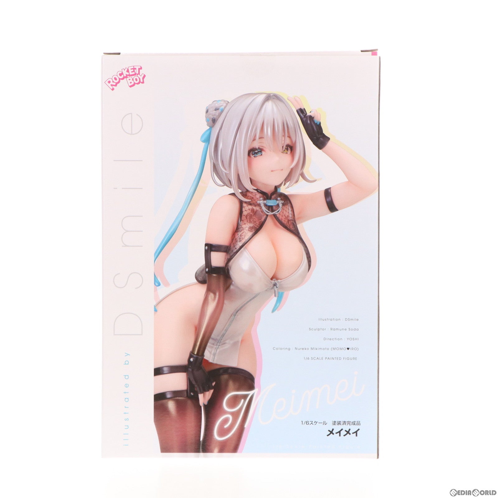 【中古即納】[FIG]ポストカード付属 クリエイターズコレクション メイメイ DSマイルオリジナルキャラクター 1/6 完成品 フィギュア ネイティブオンラインショップ&FANZA限定 ロケットボーイ/ネイティブ(20240131)