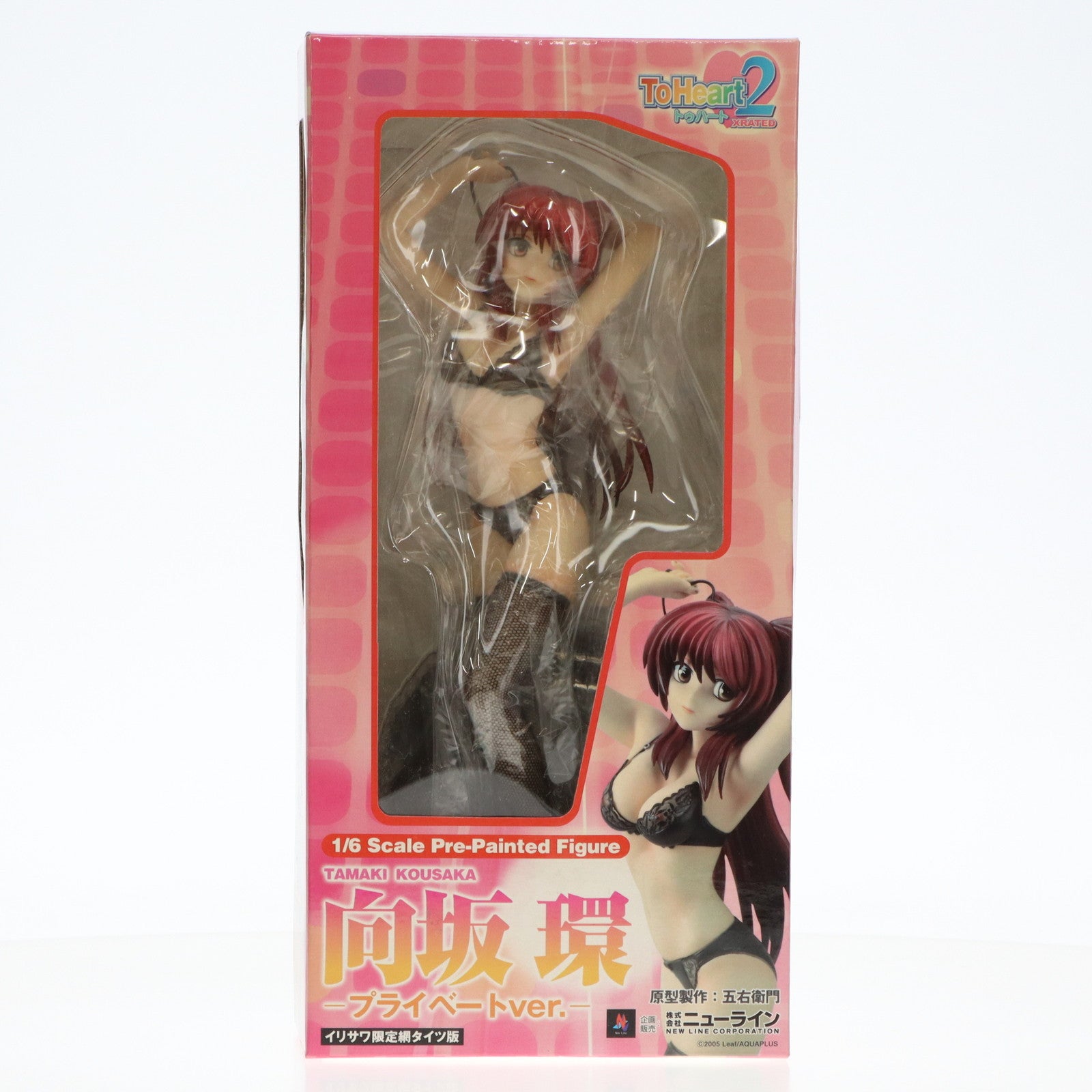 中古即納】[FIG]イリサワ流通限定 向坂環(こうさかたまき) プライベートver. 網タイツ版 ToHeart2 XRATED(トゥハート2  エクスレイテッド) 1/6 完成品 フィギュア ニューライン