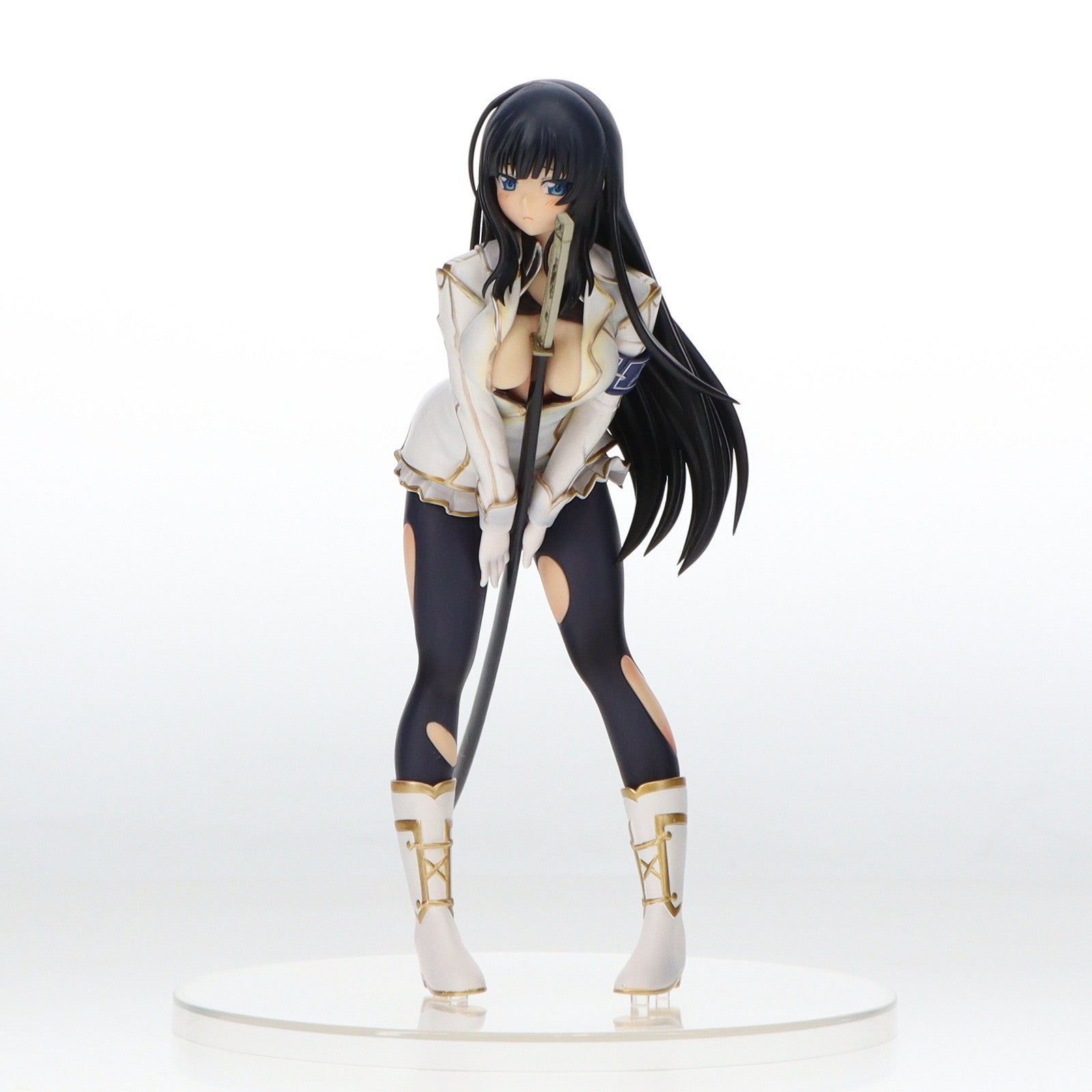 【中古即納】[FIG] 新乳素材使用 斑鳩(いかるが) 生フィギュア 閃乱カグラ 1/8 完成品 フィギュア キャラアニ(20140215)