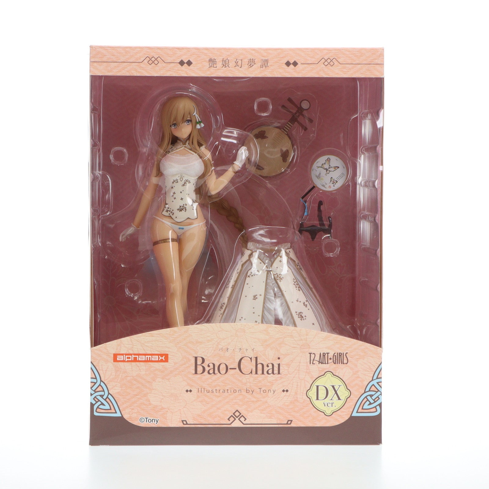 【中古即納】[FIG]ポストカード2枚付属 Bao-Chai バオ・チャイ illustration by Tony DX Ver. 艶娘幻夢譚 1/6 完成品 フィギュア(AX-1166) SkyTube(スカイチューブ)(20220810)