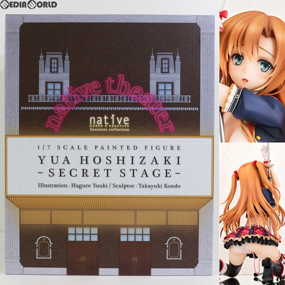 【中古即納】[FIG]ポストカード付属 星咲結愛(ほしざきゆあ) -SECRET STAGE- 憂姫はぐれオリジナルキャラクター 1/7 完成品 フィギュア ネイティブオンラインショップ限定 ネイティブ(20180228)