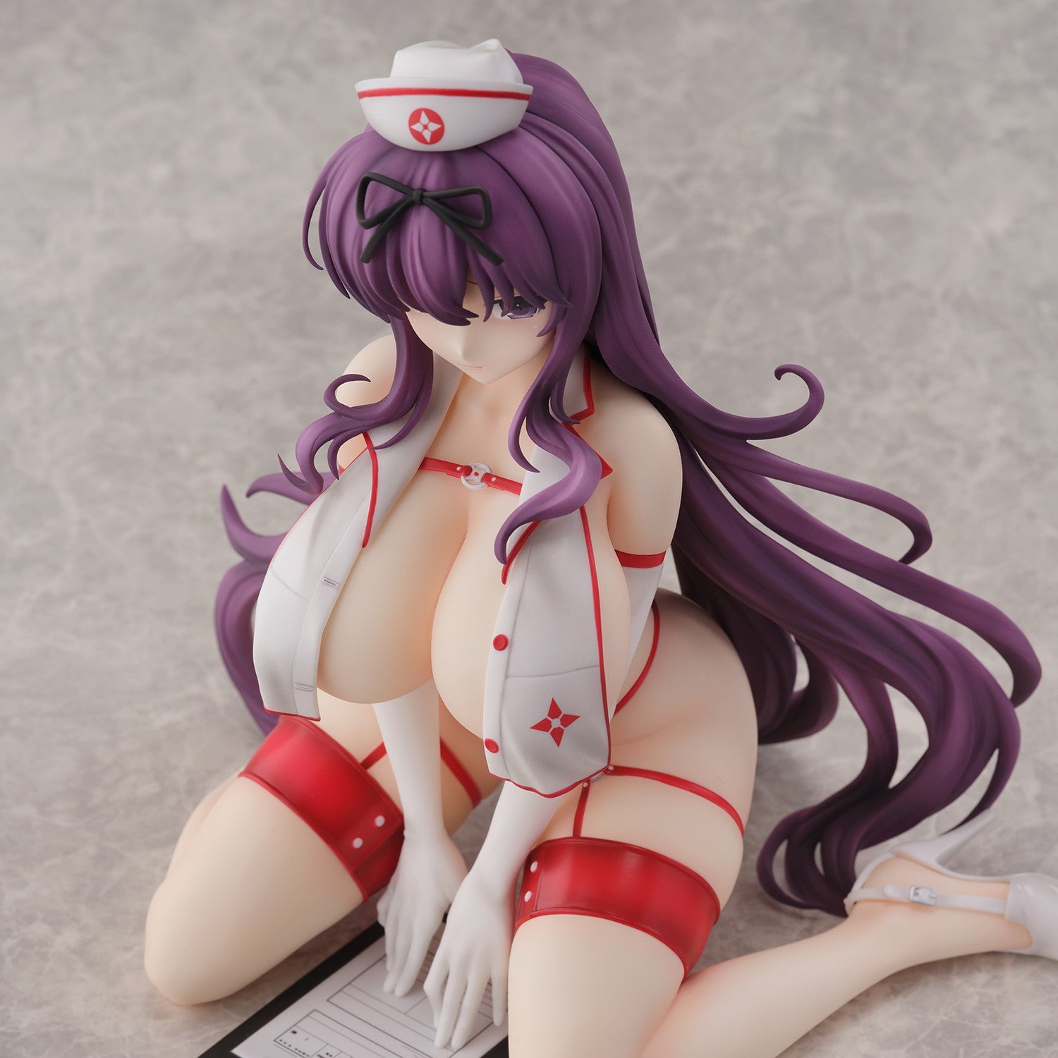 【中古即納】[FIG]紫(むらさき) セクシーナースVer. シノビマスター 閃乱カグラ NEW LINK 1/4 完成品 フィギュア ホビーストック(20241031)