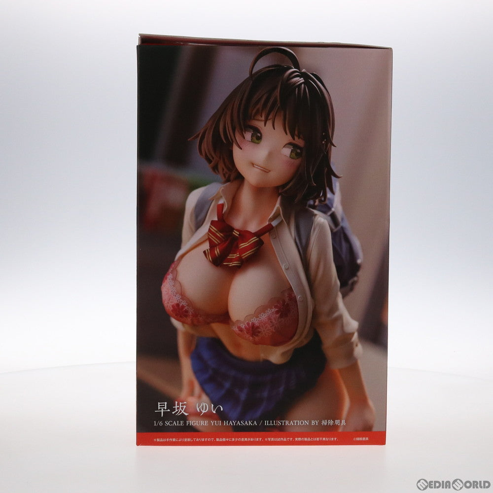 【中古即納】[FIG] あみあみ限定 ポストカード2枚付属 掃除朋具 早坂ゆい(はやさかゆい) 1/6 完成品 フィギュア Pink・Charm(ピンク・チャーム)(20210831)