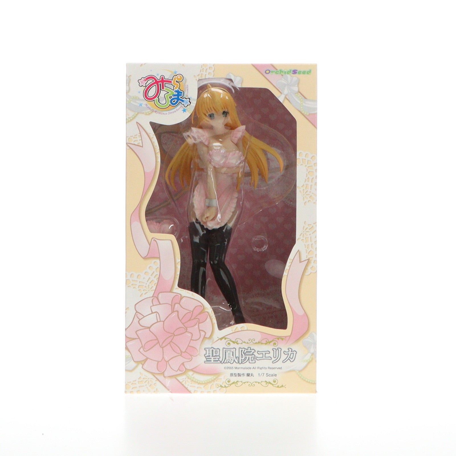 【中古即納】[FIG] 聖鳳院エリカ(せいほういんえりか) みらろま Miracle Romance Strawberry Scramble 1/7 完成品 フィギュア オーキッドシード(20071212)