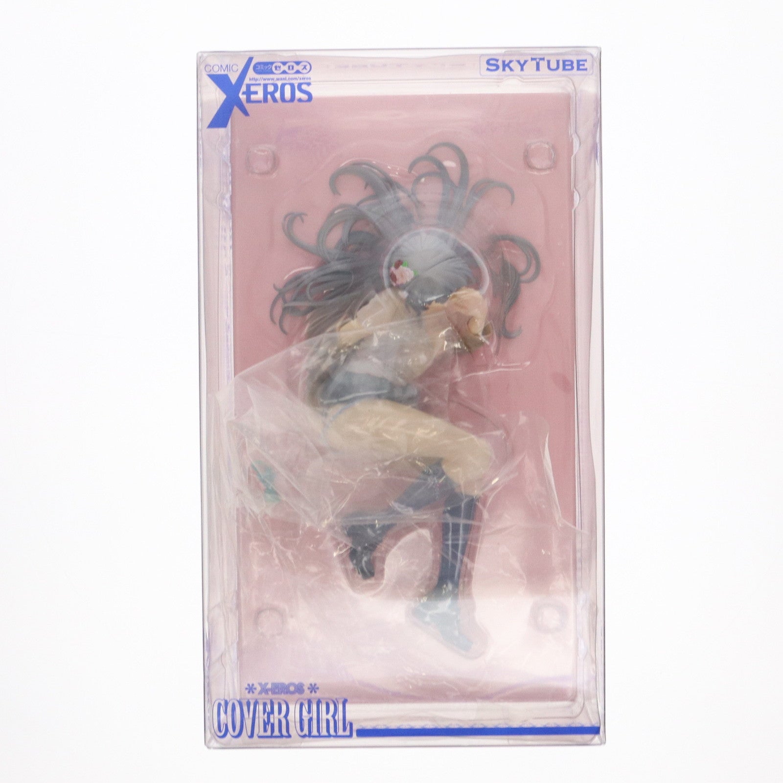 【中古即納】[FIG] ポストカード付属 X-EROS COVER GIRL(ゼロス カバーガール) illustrated by 鬼月あるちゅ COMIC X-EROS #06 1/7 完成品 フィギュア(AX-1000) SkyTube(スカイチューブ)(20141012)