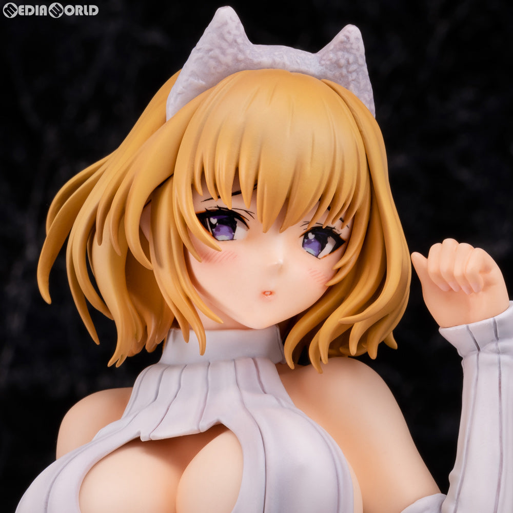 【中古即納】[FIG] キャットなガール しろねこちゃん illustration by 魔太郎 BLACK&WHITE(ブラック&ホワイト) 1/6 完成品 フィギュア ダイキ工業(20210917)