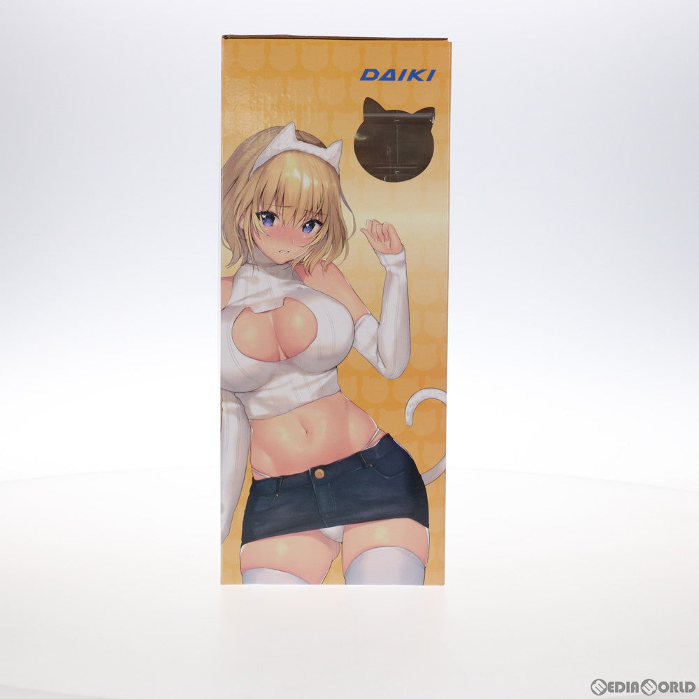 【中古即納】[FIG] キャットなガール しろねこちゃん illustration by 魔太郎 BLACK&WHITE(ブラック&ホワイト) 1/6 完成品 フィギュア ダイキ工業(20210917)