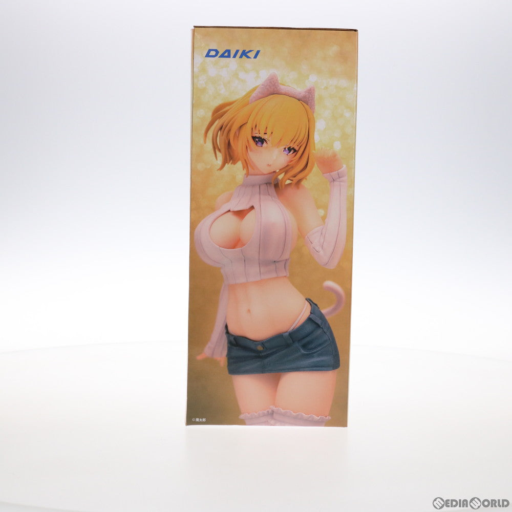 【中古即納】[FIG] キャットなガール しろねこちゃん illustration by 魔太郎 BLACK&WHITE(ブラック&ホワイト) 1/6 完成品 フィギュア ダイキ工業(20210917)