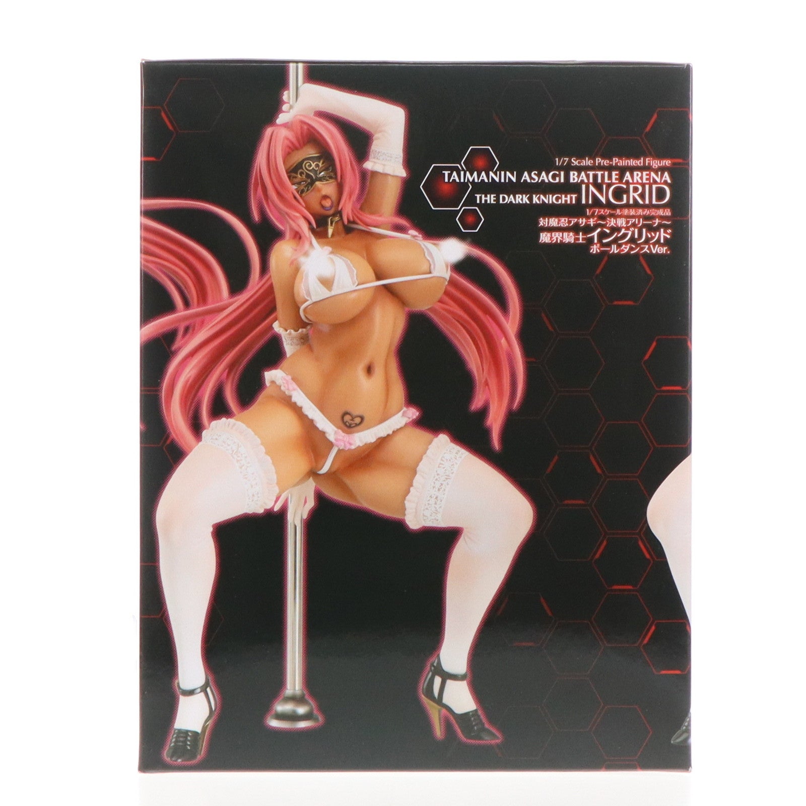 【中古即納】[FIG] 購入特典顔パーツ付属 魔界騎士イングリッド ポールダンスVer. 対魔忍アサギ～決戦アリーナ～ 1/7 完成品 フィギュア クイーンテッド(20191128)