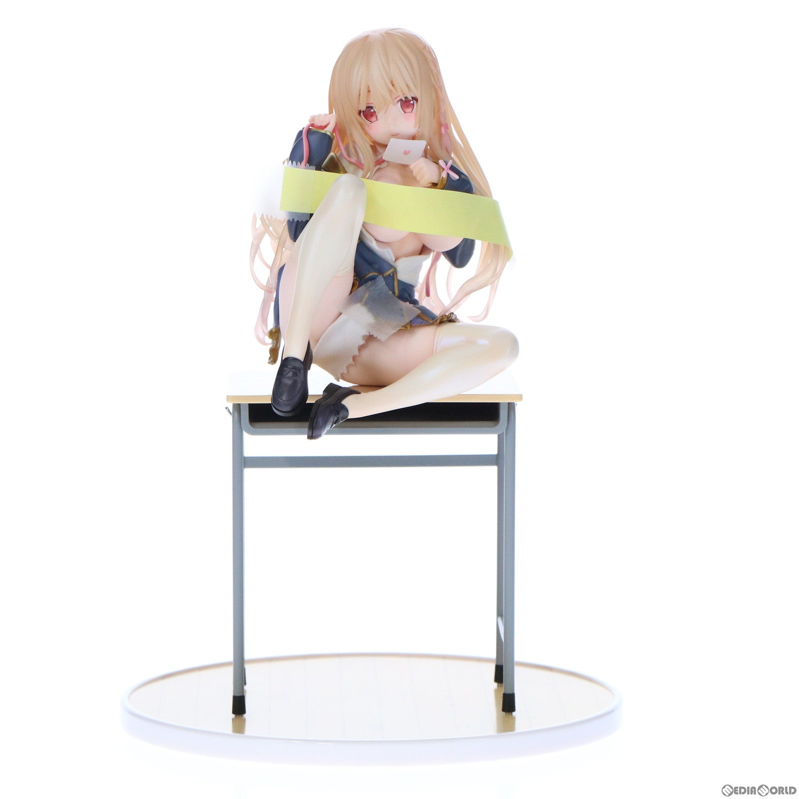 【中古即納】[FIG] あみあみ限定 ポストカード2種付属 前田栞(まえだしおり) TwinBox オリジナルイラスト 1/7 完成品 フィギュア(TPK-004) Pink・Charm(ピンクチャーム)(20220531)