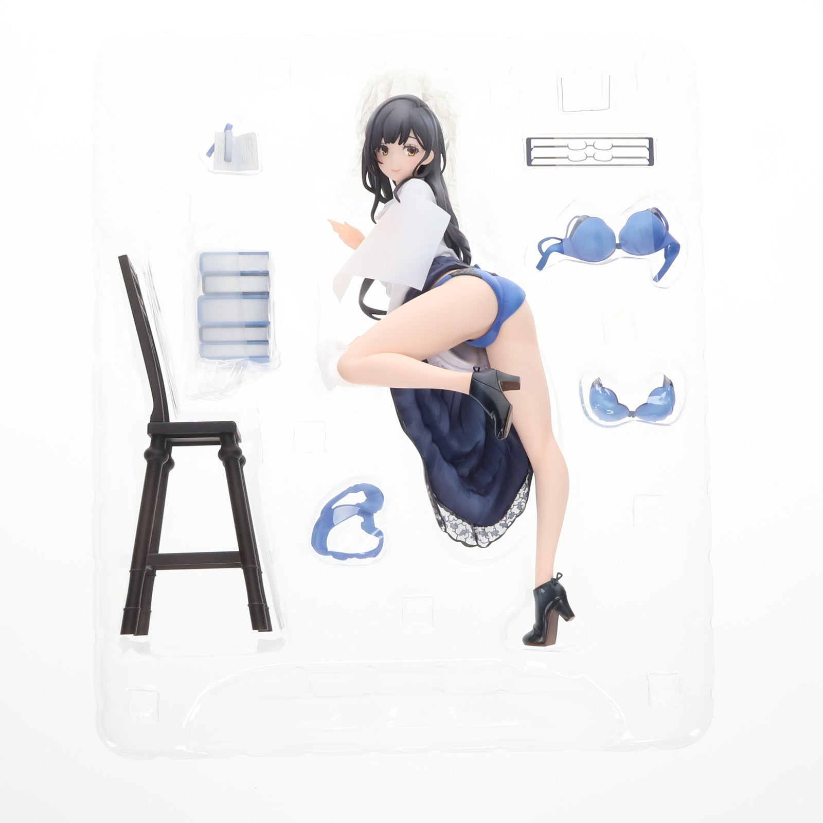 【中古即納】[FIG] ポストカード付属 ネイティブクリエイターズコレクション 文学少女 みことあけみオリジナルキャラクター 1/7 完成品 フィギュア ネイティブオンラインショップ&FANZA限定 ネイティブ(20211012)