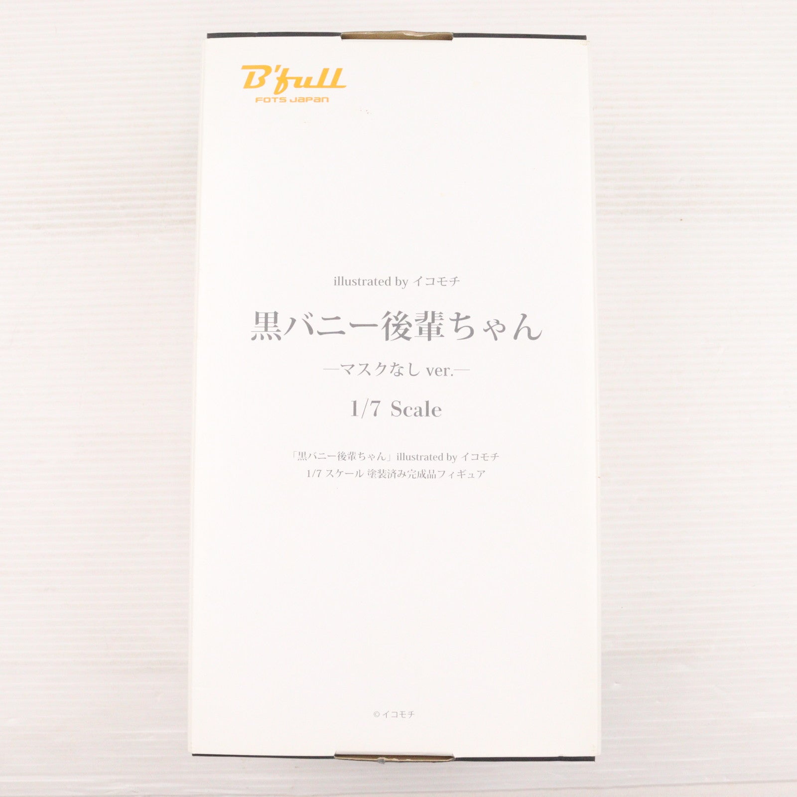 【中古即納】[FIG] 黒バニー後輩ちゃん(素顔ver.) illustrated by イコモチ 1/7 完成品 フィギュア B´full FOTS JAPAN(ビーフルフォトスジャパン)(20220429)