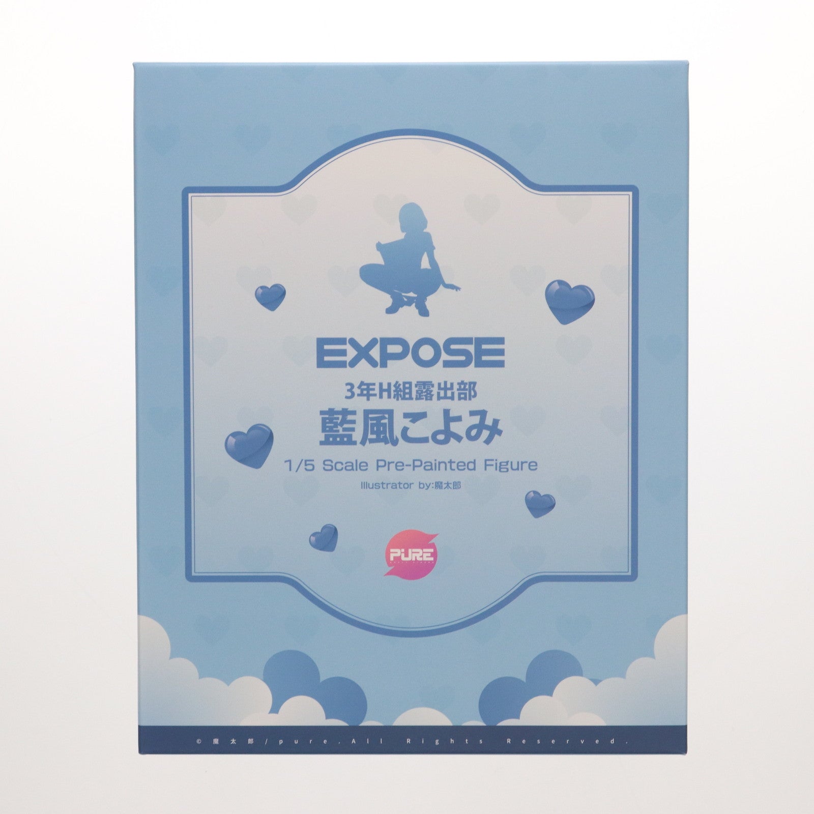 【中古即納】[FIG] 原画色紙無し 3年H組 露出部・藍風こよみ 1/5 完成品 フィギュア PURE(ピュア)(20240912)