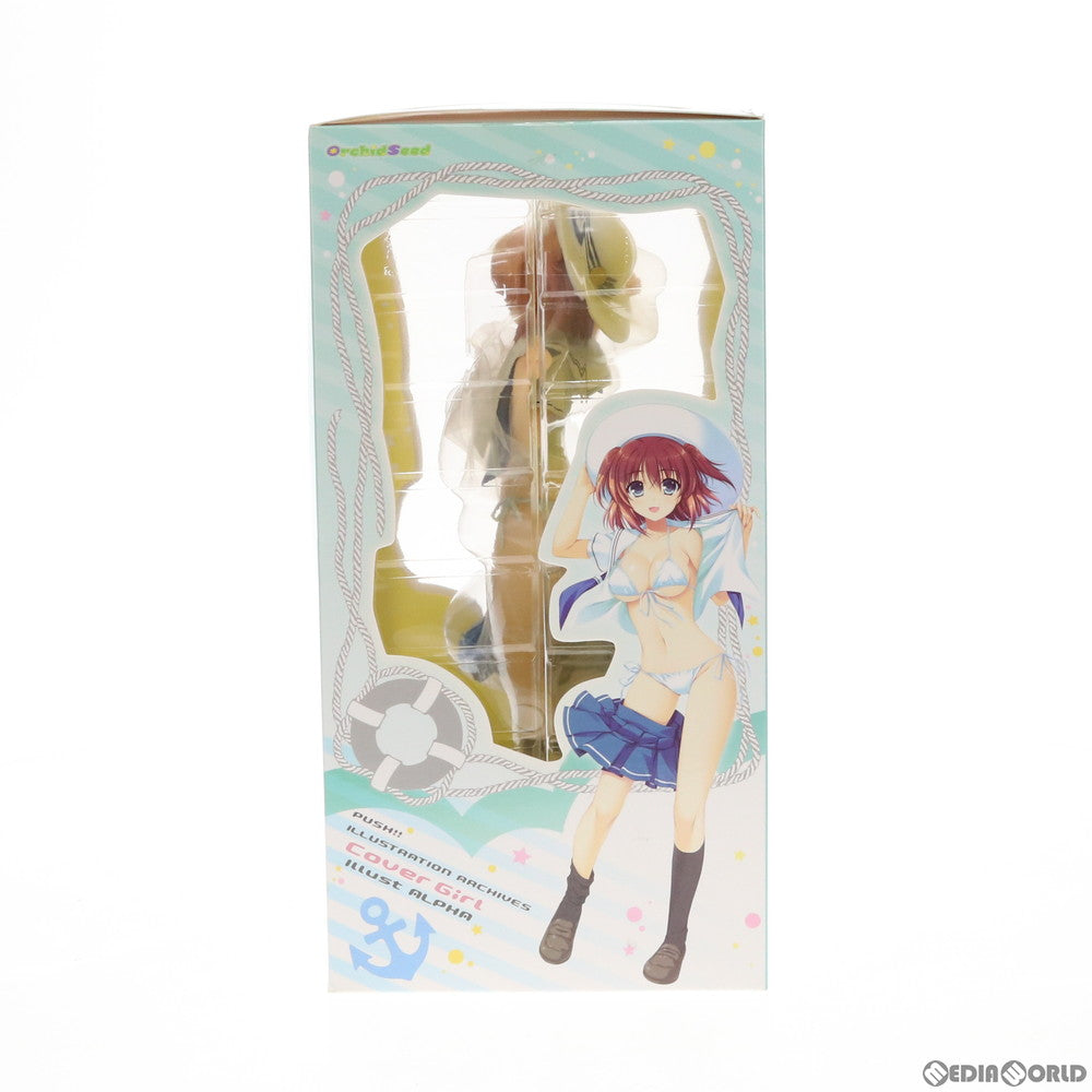 【中古即納】[FIG] PUSH!!イラストアーカイブス 表紙絵 有葉 カバーガール 1/7 完成品 フィギュア(PVC144) オーキッドシード(20151024)