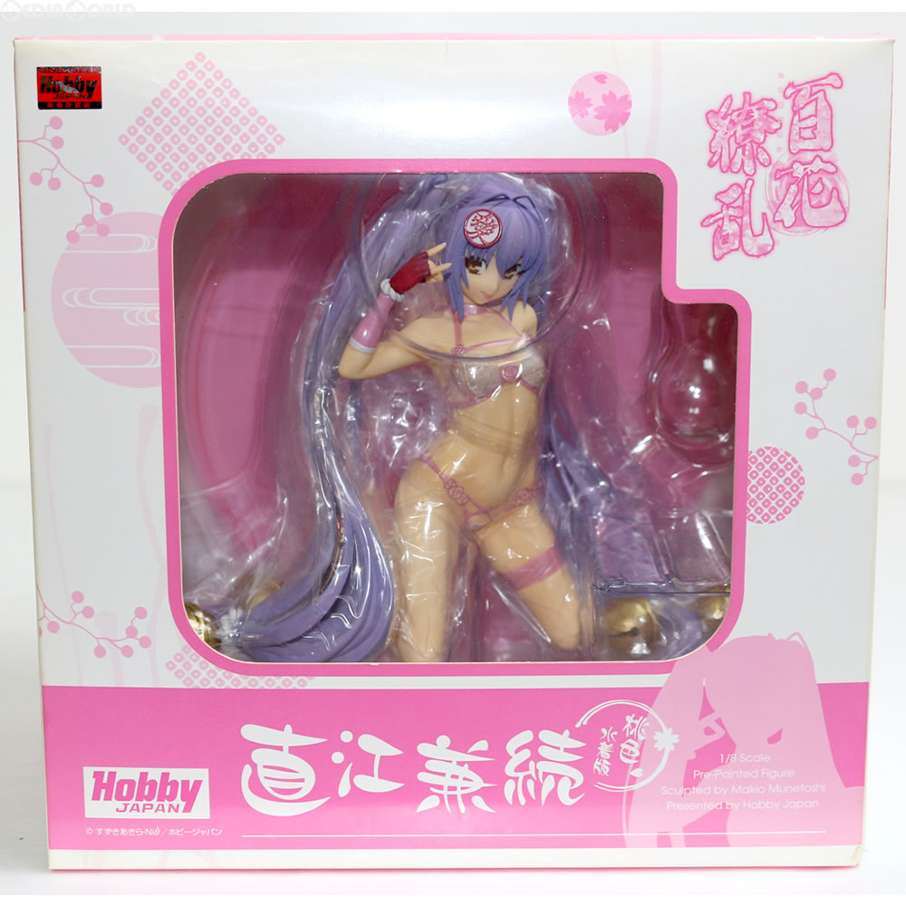 【中古即納】[FIG] 直江兼続(なおえかねつぐ) 桃色水着Ver. 通常版 百花繚乱 1/8 完成品 フィギュア ホビージャパン誌上通販&オンラインショップ限定 ホビージャパン/アルター(20130930)