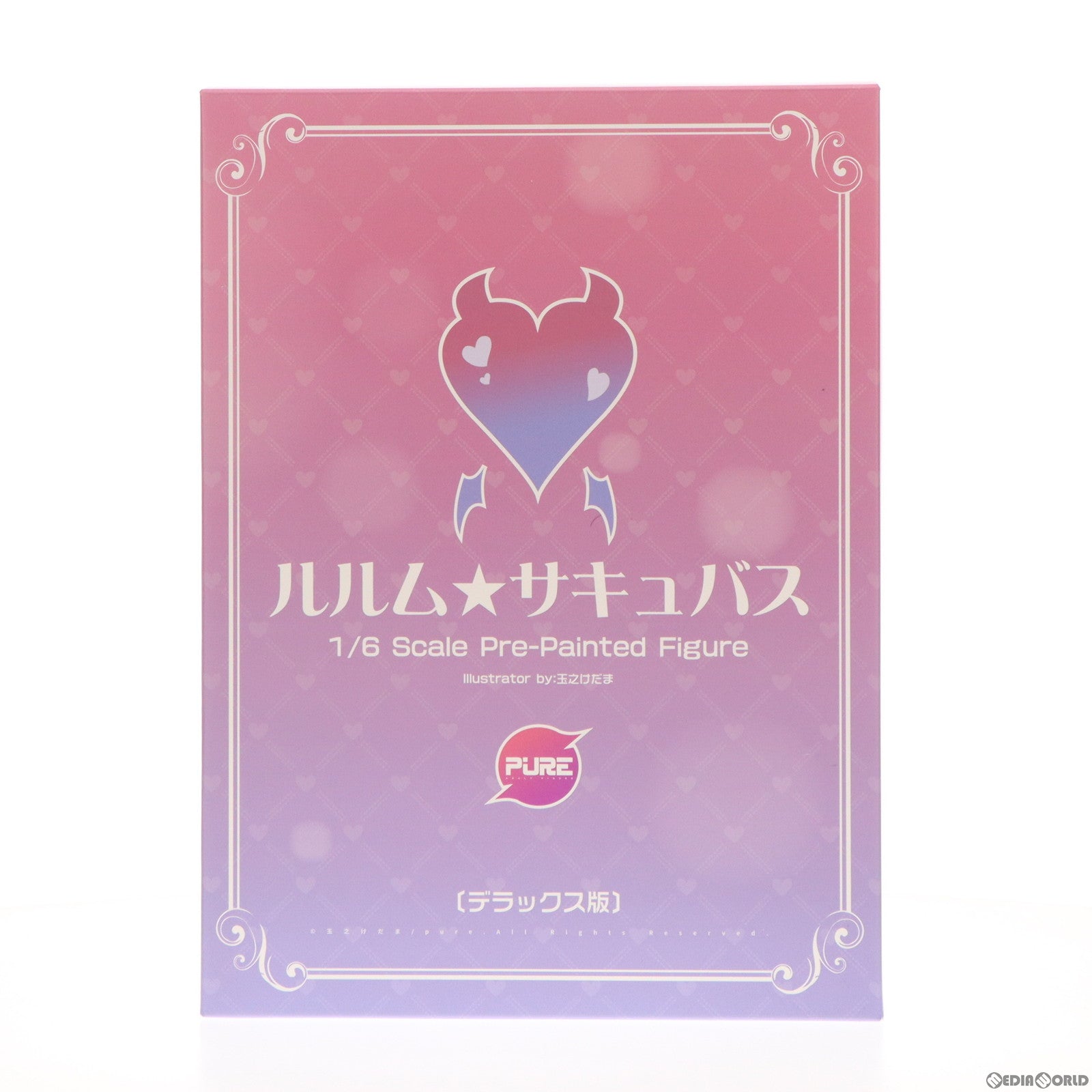 【中古即納】[FIG] タペストリー無し 缶バッチ&色紙付属 ルルム★サキュバス 豪華版 1/6 完成品 フィギュア PURE(ピュア)(20240310)