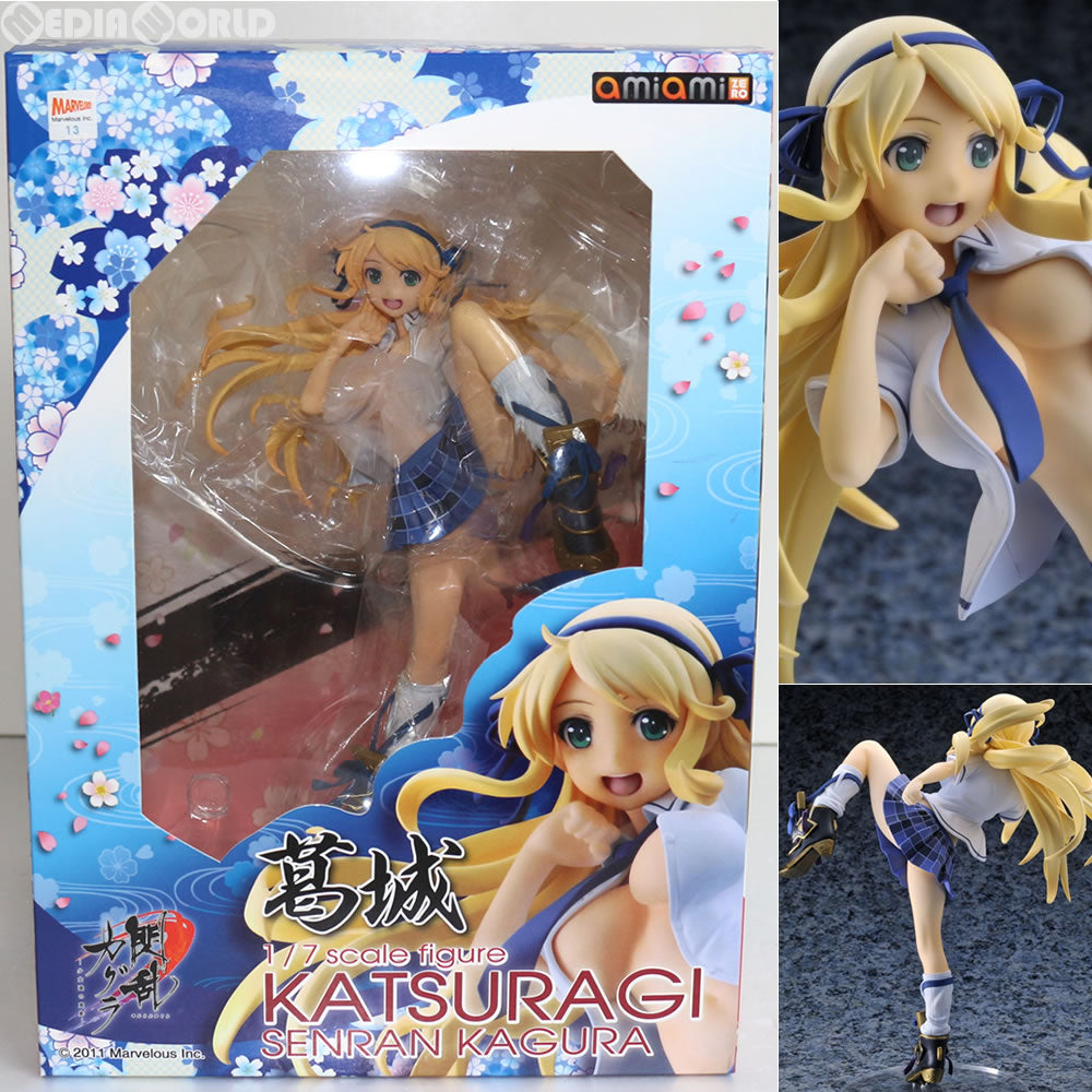 【中古即納】[FIG] 葛城(かつらぎ) 閃乱カグラ -少女達の真影- 1/7 完成品 フィギュア あみあみZERO(20150425)