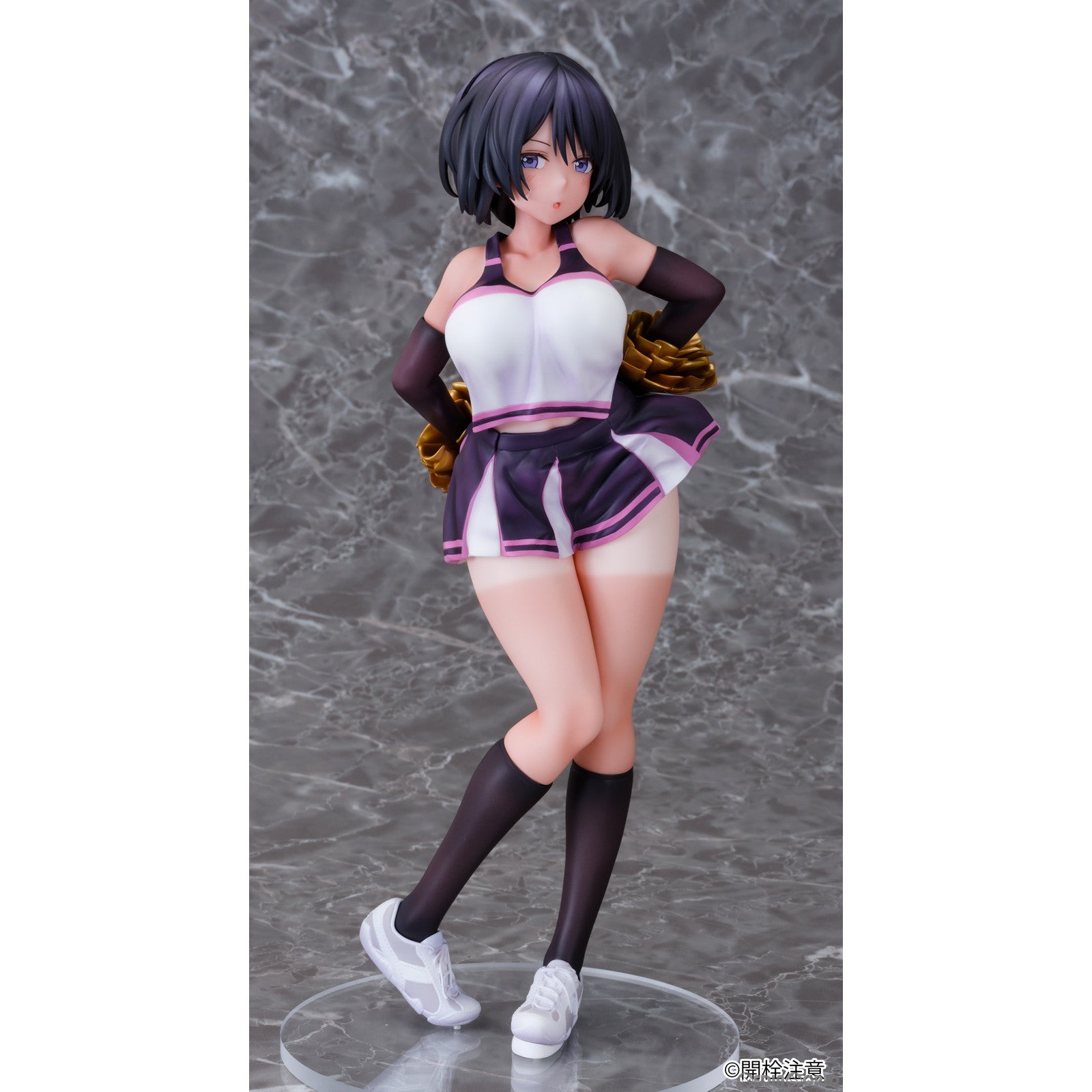 【中古即納】[FIG] 下を忘れたので下着のままチアする子 Illustration by 開栓注意 1/6 完成品 フィギュア ジェントルメン(20240229)