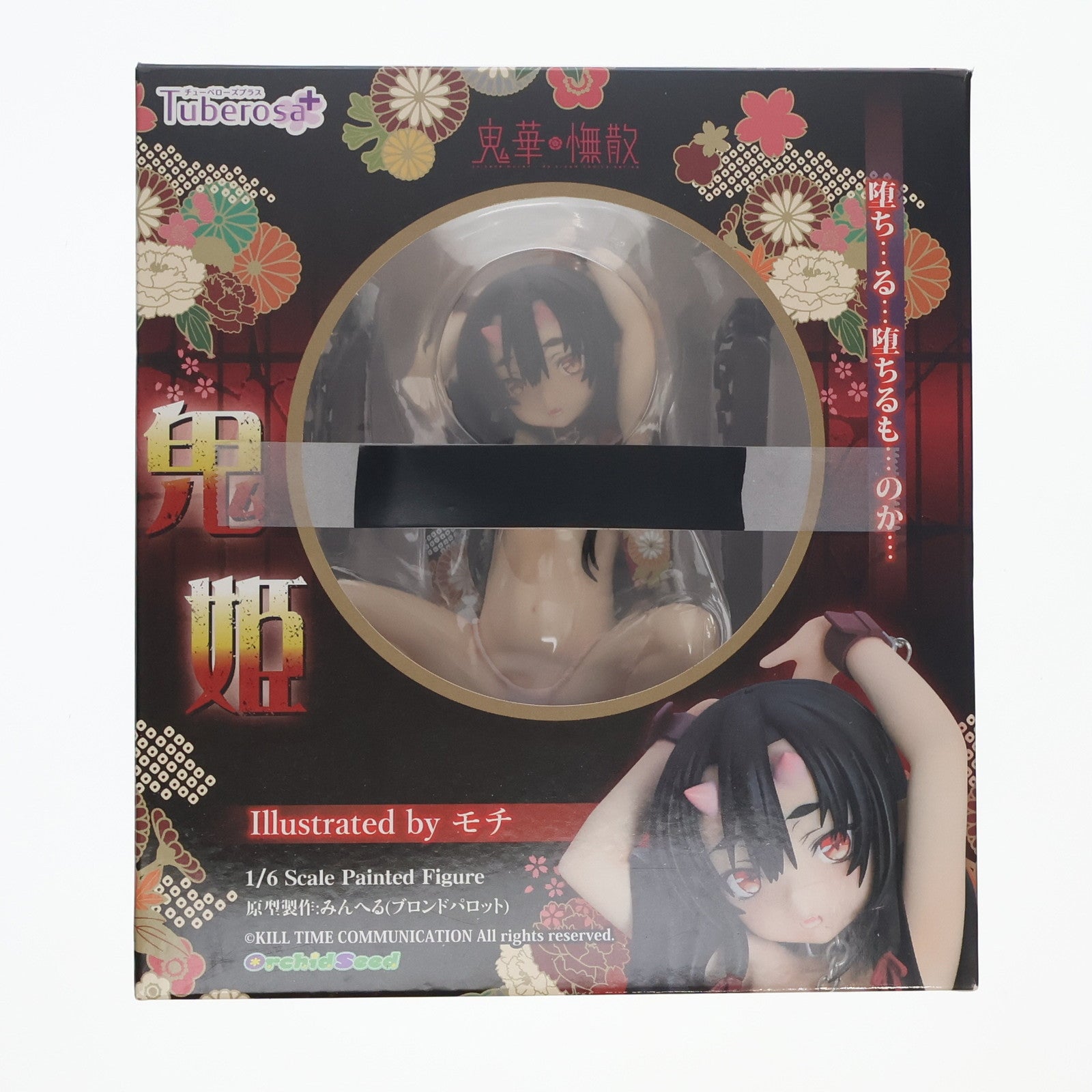 【中古即納】[FIG] 鬼姫 鬼華憮散(おにばなむざん) Illustrated by モチ 1/6 完成品 フィギュア(PVC235) チューベローズプラス(20220514)