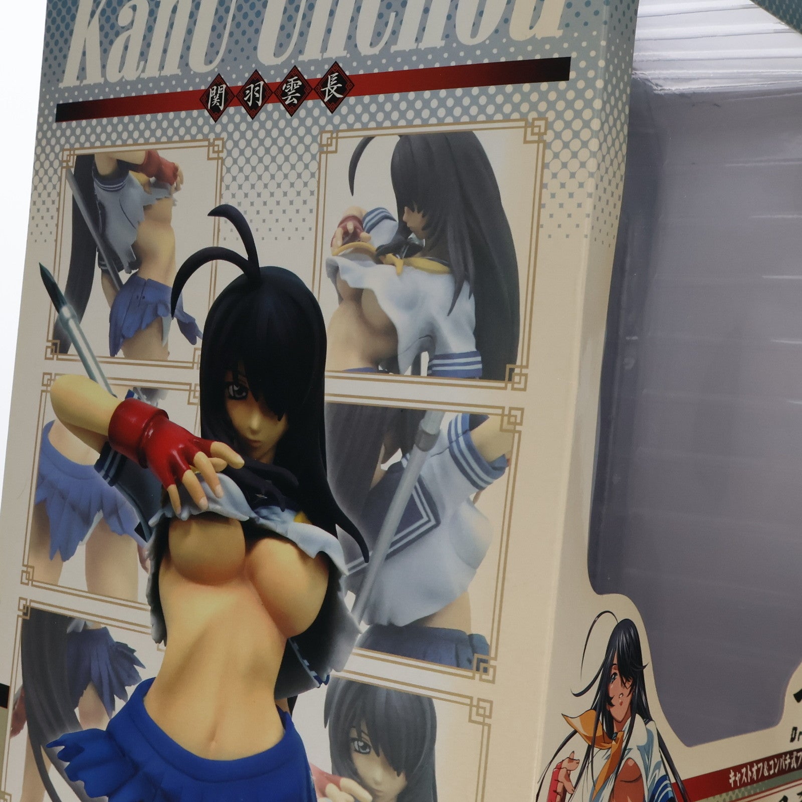 【中古即納】[FIG] 関羽雲長(かんううんちょう) 成都学園制服 Ver. 一騎当千 Dragon Destiny(ドラゴンディスティニー) 1/7 完成品 フィギュア タキ・コーポレーション(20070929)
