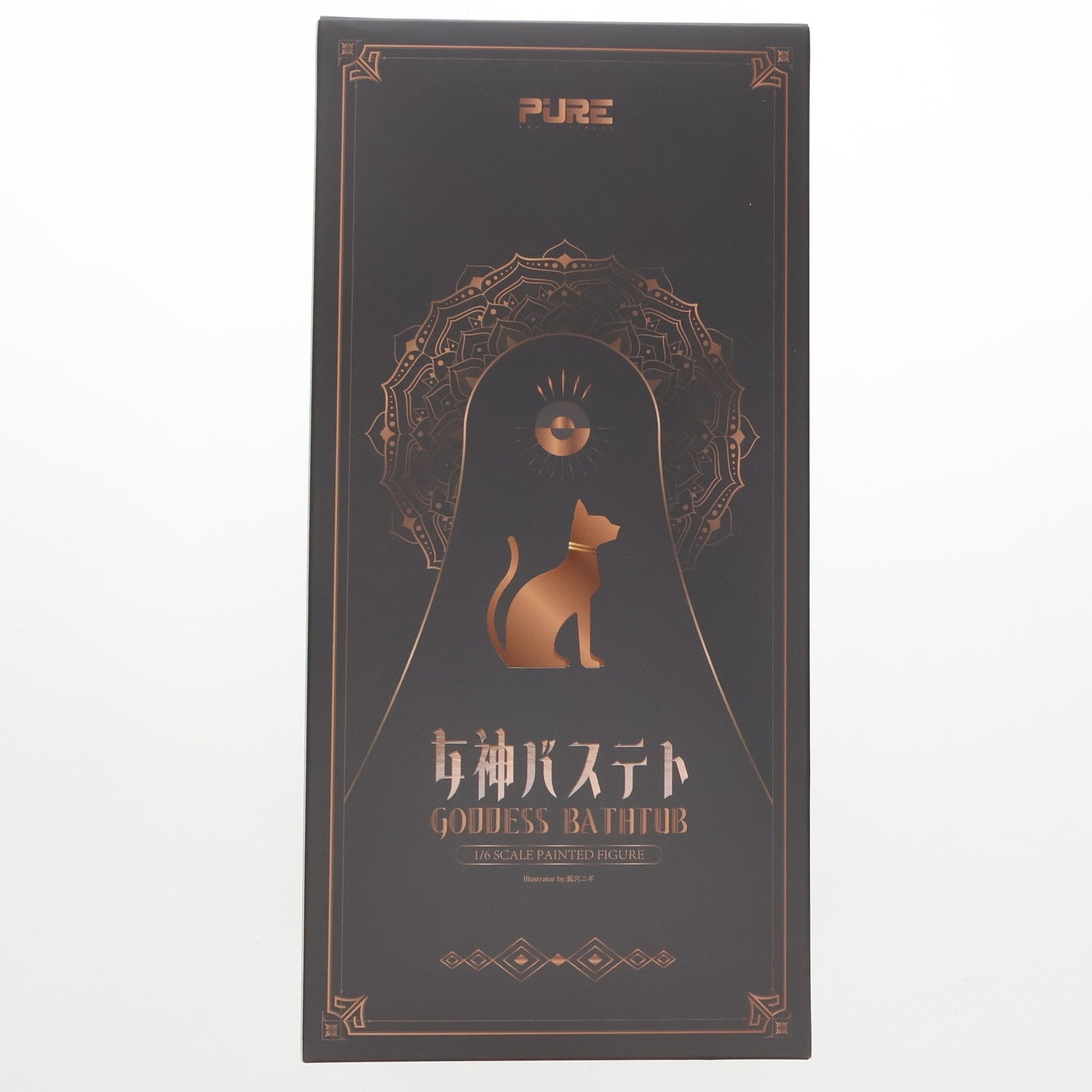 【中古即納】[FIG] 色紙&タペストリー無し 女神バステト Illustrated by 狐宮ニギ 1/6 完成品 フィギュア PURE(ピュア)(20250228)