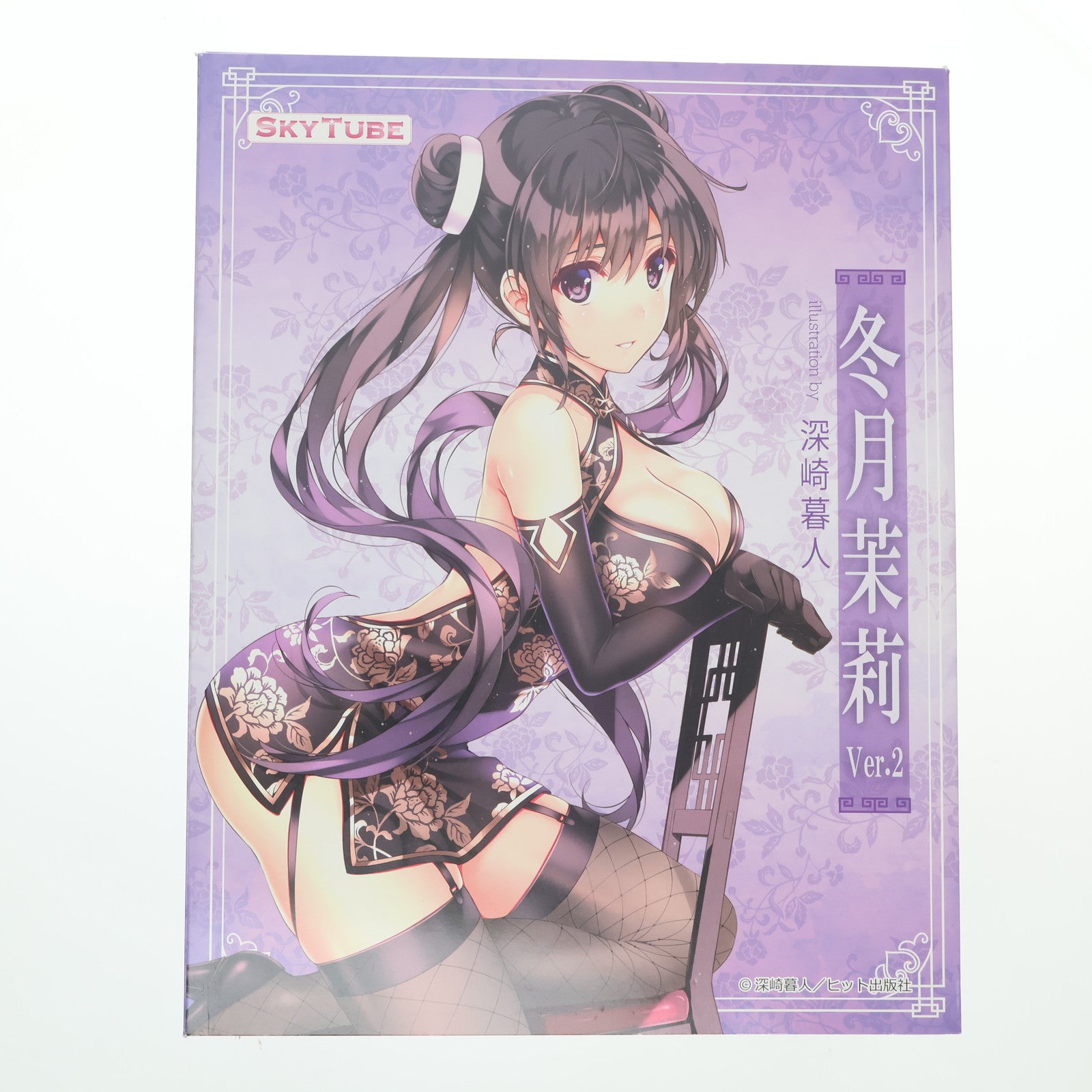 【中古即納】[FIG] 初期不良未対応 冬月茉莉(とうげつまつり) Ver.2 illustration by 深崎暮人 コミック阿吽 1/6 完成品 フィギュア(AX-1040) SkyTube(スカイチューブ)(20180127)
