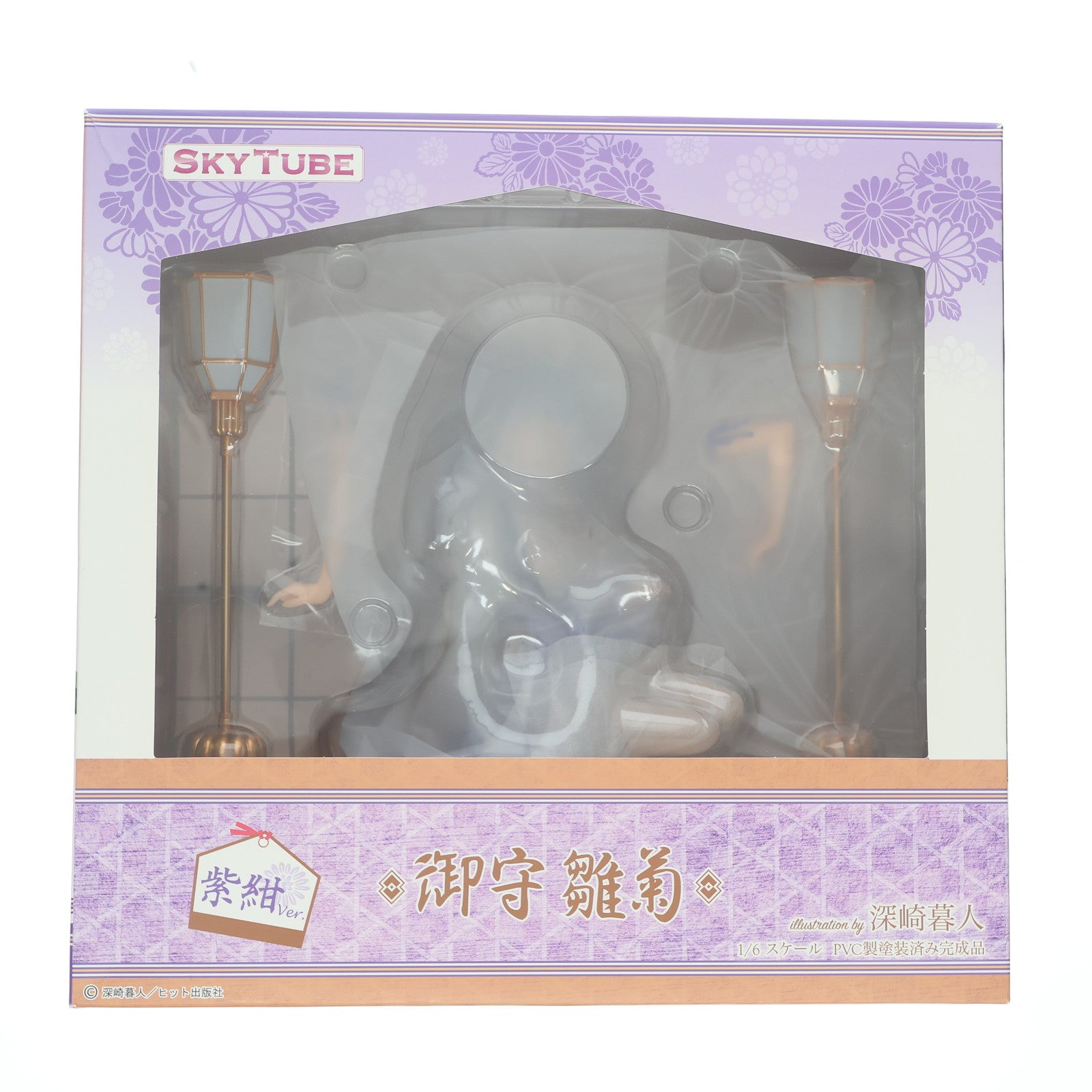 【中古即納】[FIG] 御守雛菊(みもりひなぎく) 紫紺Ver. illustration by 深崎暮人 コミック阿吽 1/6 完成品 フィギュア(AX-1185) SkyTube(スカイチューブ)(20210709)