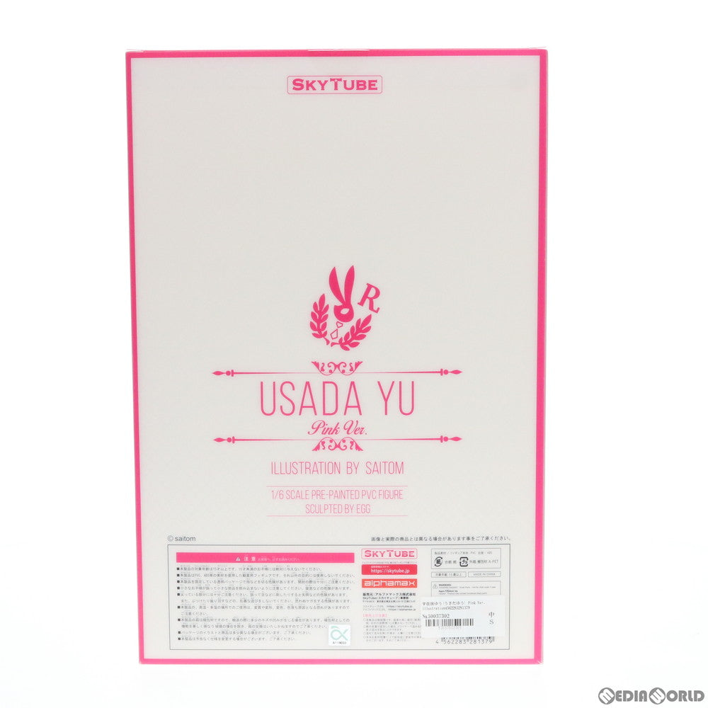 【中古即納】[FIG] ポストカード付属 宇佐田ゆう(うさだゆう) Pink Ver. illustration by saitom 1/6 完成品 フィギュア(AX-1137) SkyTube(スカイチューブ)(20200112)