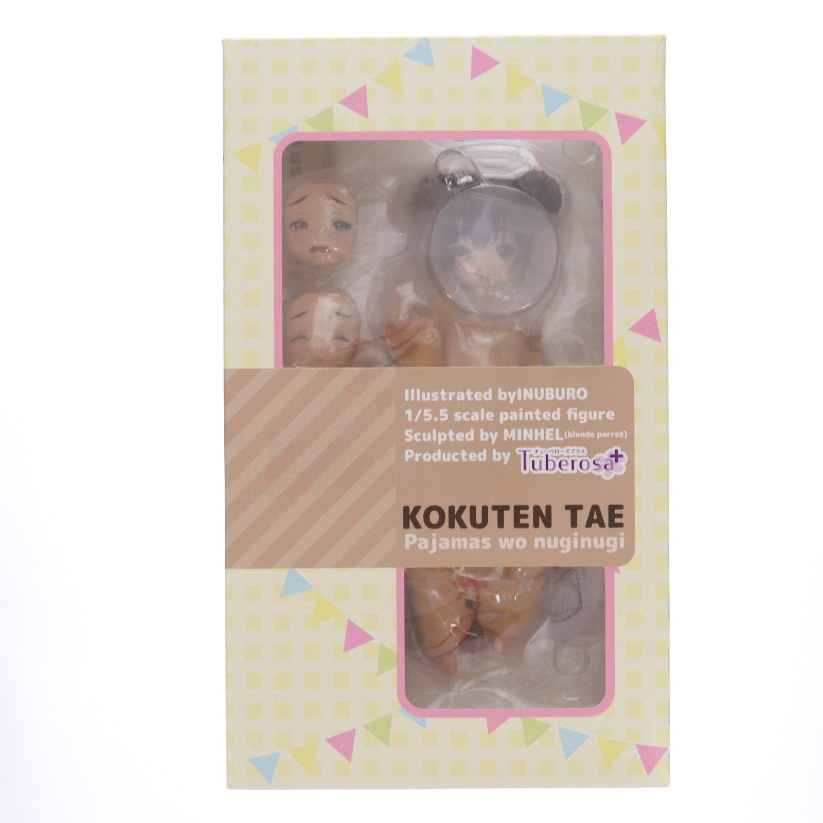 【中古即納】[FIG] 国天妙(こくてんたえ) ぱじゃまをぬぎぬぎ Illustrated by いぬぶろ コミック阿吽 1/5.5 完成品 フィギュア(PVC250) チューベローズプラス(オーキッドシード)(20221110)