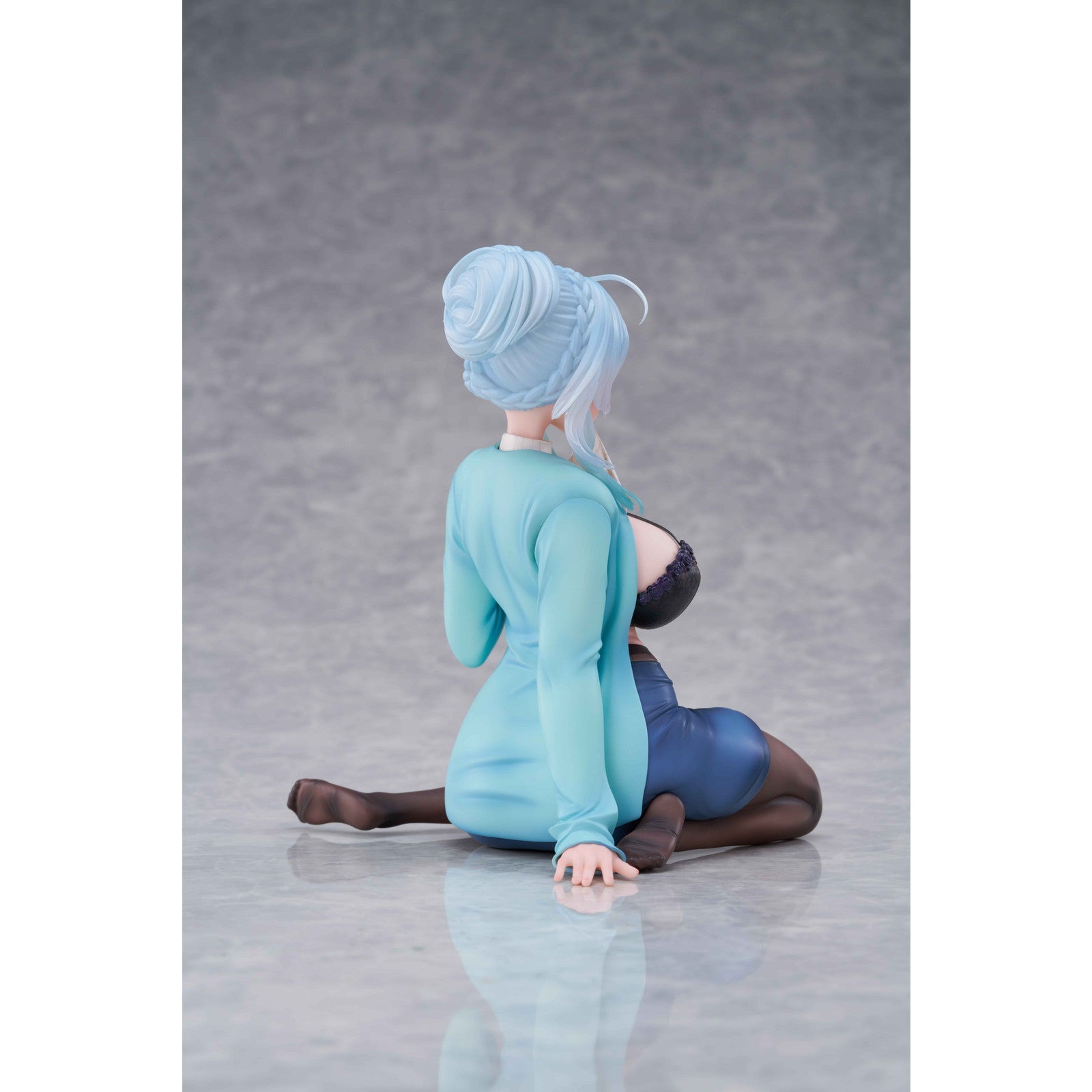 【中古即納】[FIG] 色紙付属 未亡人の雪女 雪乃深冬(ゆきのみふゆ) 座ってる雪乃さん 通常版 1/6 完成品 フィギュア PURE(ピュア)(20241130)