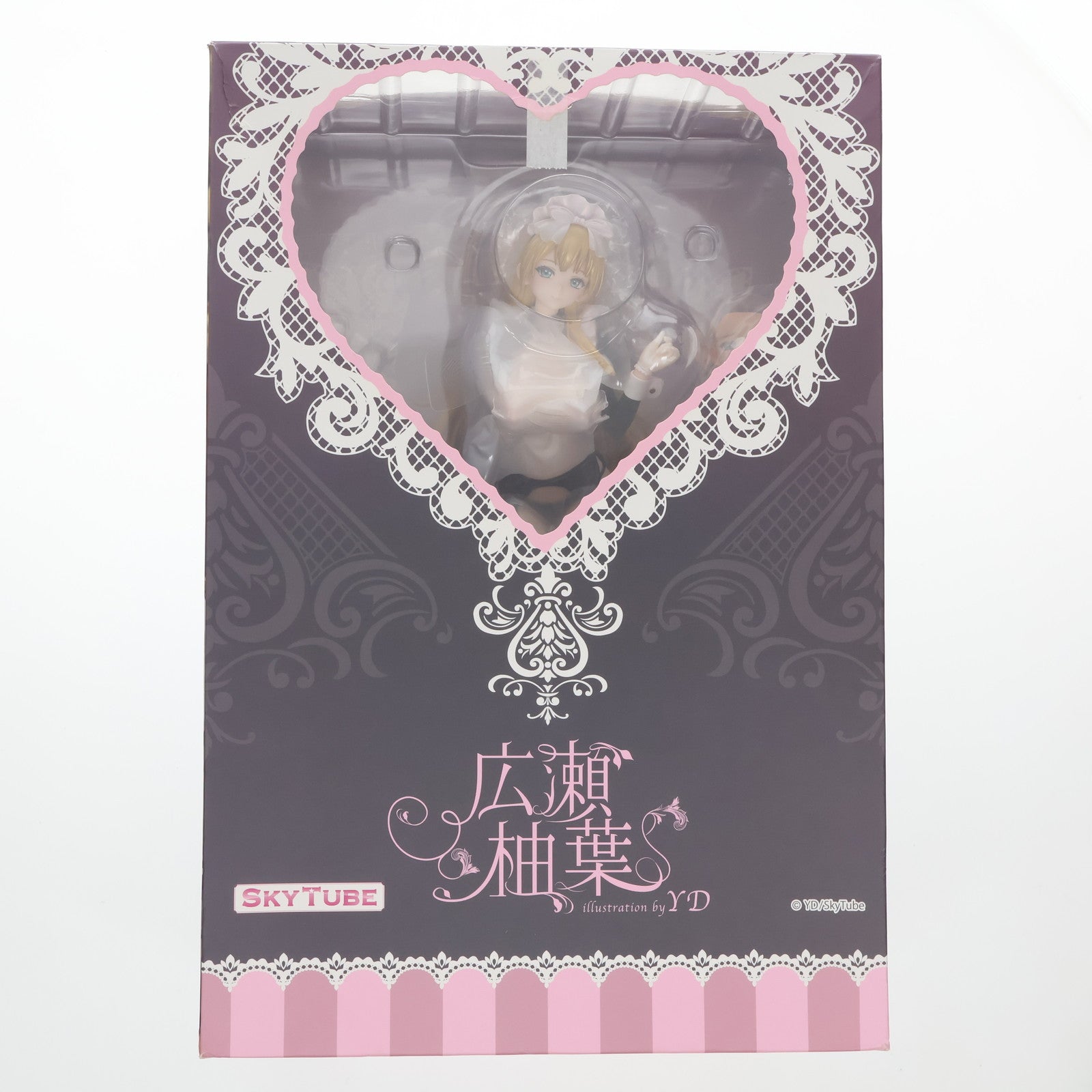【中古即納】[FIG] ポストカード2枚付属 広瀬柚葉(ひろせゆずは) illustration by YD 1/6 完成品 フィギュア(AX-1118) SkyTube(スカイチューブ)(20221218)