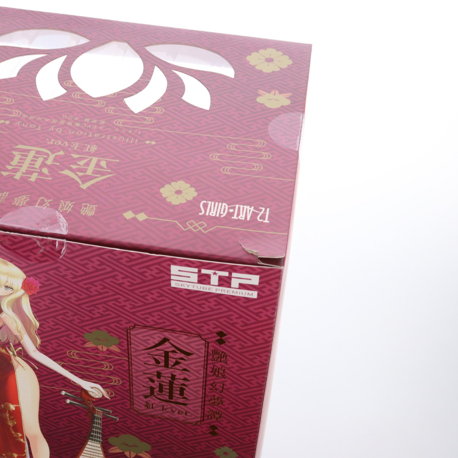 【中古即納】[FIG] ポストカード付属 T2アート☆ガールズ 金蓮 Jin-Lian 紅玉Ver. 艶娘幻夢譚 1/6 完成品 フィギュア(AX-1821) ワンフェス2018夏&STPオンラインショップ限定 SkyTube(スカイチューブ)(20180729)