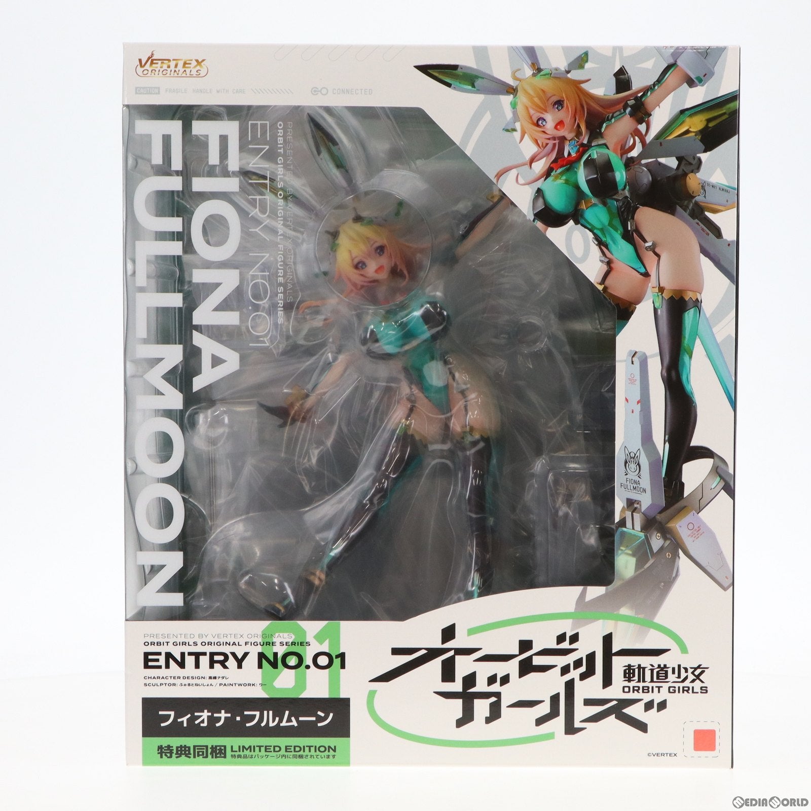 【中古即納】[FIG] アンテナショップ限定版特典付属 ENTRY NO.01 フィオナ・フルムーン アンテナショップ限定版 オービットガールズ 完成品 フィギュア ヴェルテクス(20230630)