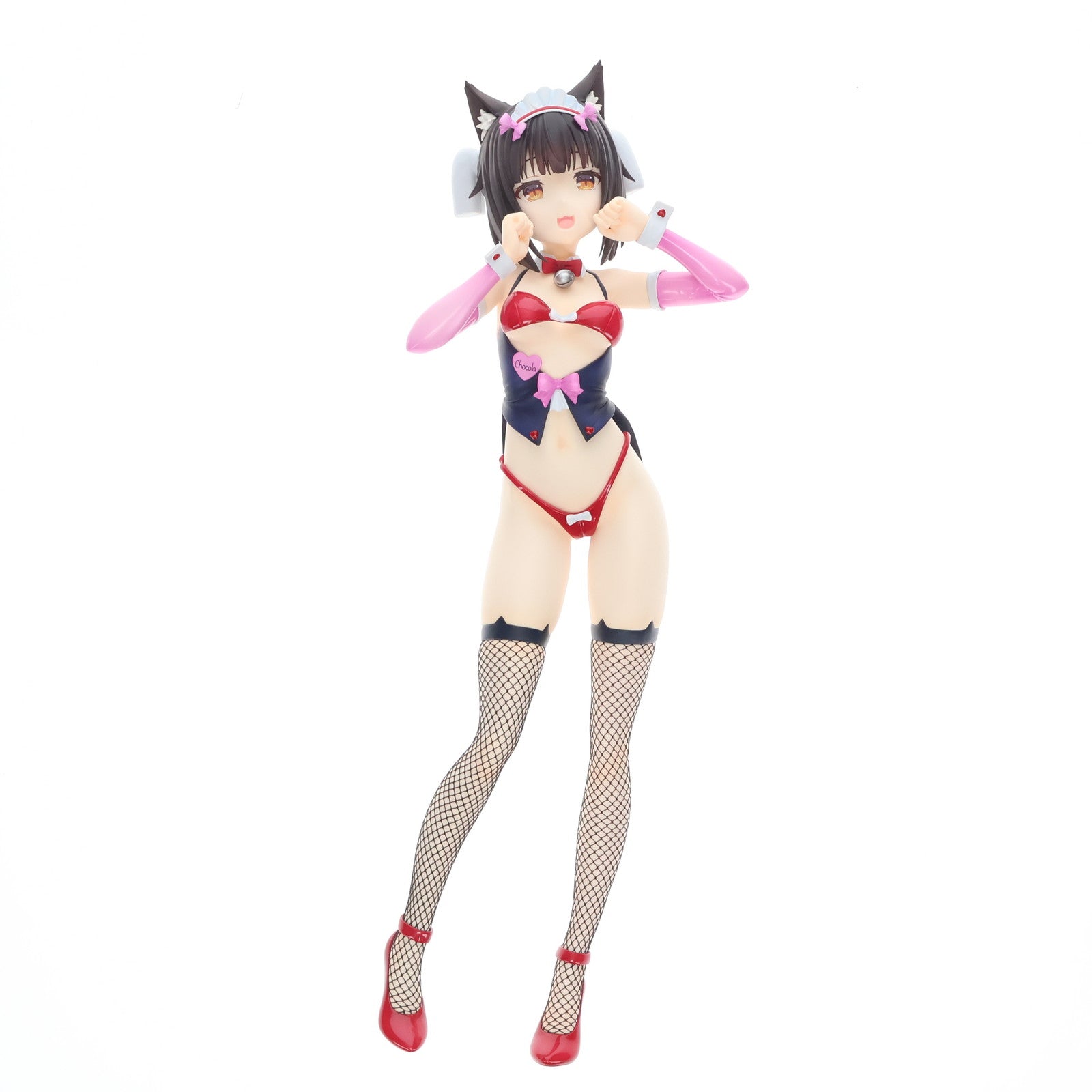 【中古即納】[FIG] ポストカード付属 ネイティブキャラクターズセレクション ショコラ バニースーツVer. ネコぱら 1/4 完成品 フィギュア ネイティブオンラインショップ&FANZA限定 BINDing(バインディング)/ネイティブ(20210630)