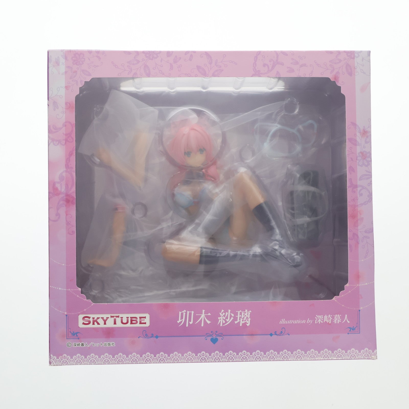 【中古即納】[FIG] ポストカード&あみあみ限定特典付属 卯木紗璃(うつぎさり) Illustration by 深崎暮人 コミック阿吽 1/6 完成品 フィギュア(AX-1071) SkyTube(スカイチューブ)(20191211)