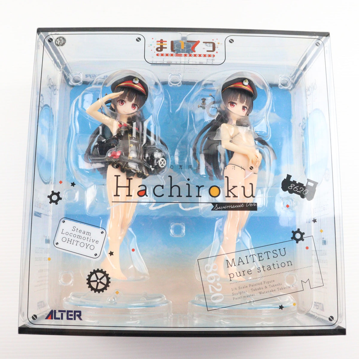 FIG]ハチロク 水着Ver. まいてつ pure station 1/6 完成品