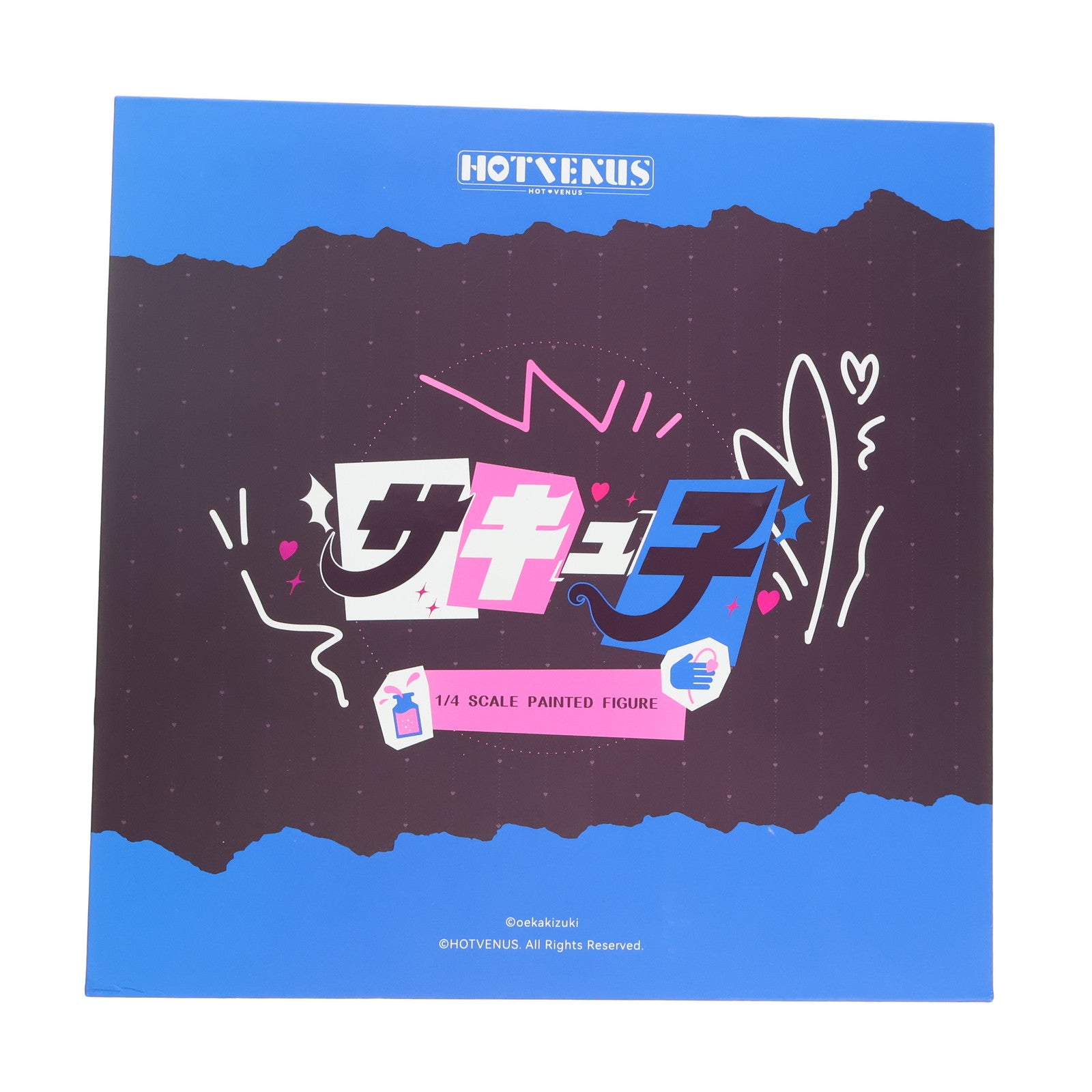 【中古即納】[FIG] ポストカード付属 クリエイターズコレクション サキュ子 oekakizukiオリジナルキャラクター 1/4 完成品 フィギュア ネイティブオンラインショップ&FANZA限定 HOTVENUS(ホットビーナス)/ネイティブ(20240630)