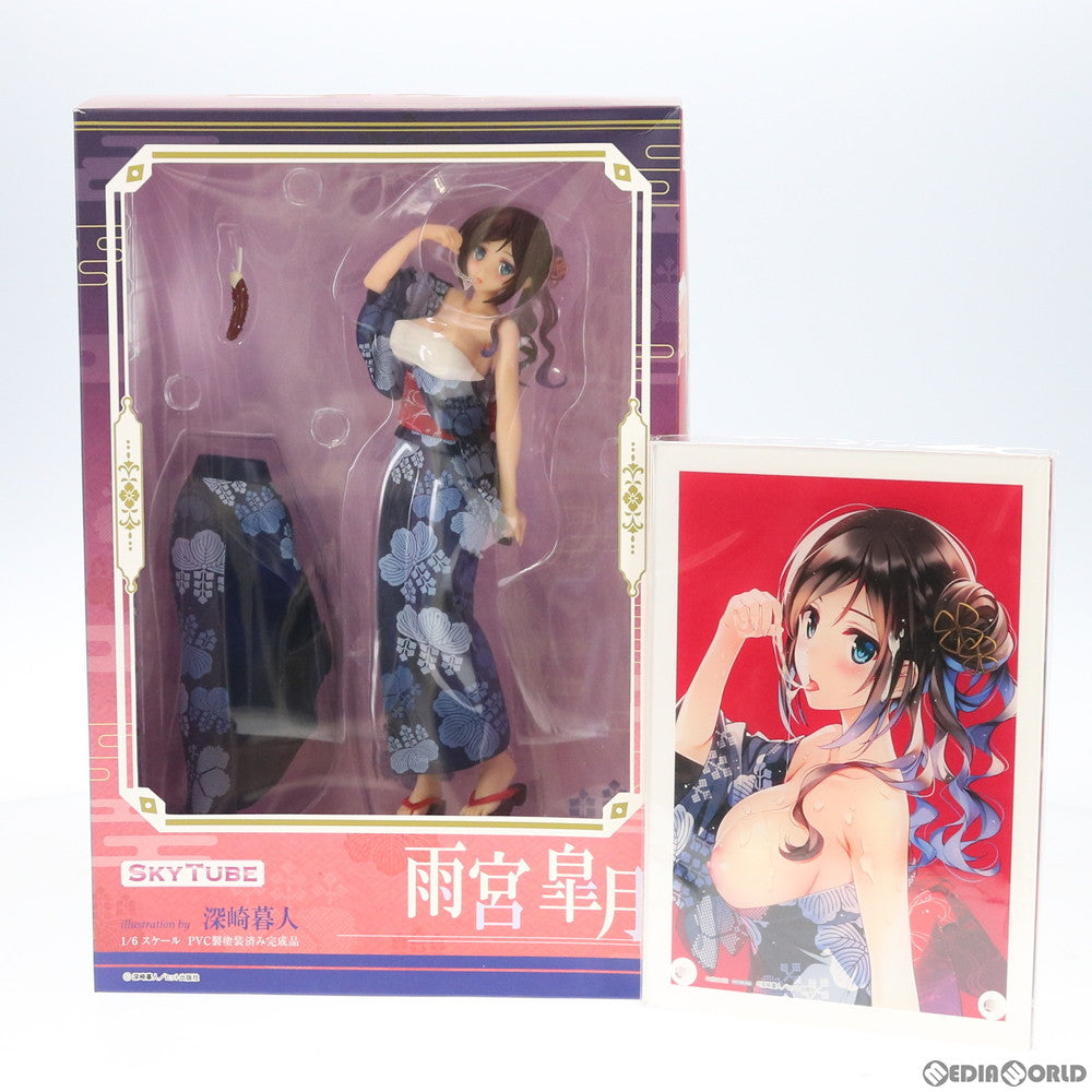 【中古即納】[FIG] ポストカード無し あみあみ限定特典付属 雨宮皐月(あまみやさつき) illustration by 深崎暮人 コミック阿吽 1/6 完成品 フィギュア(AX-1068) SkyTube(スカイチューブ)(20190317)