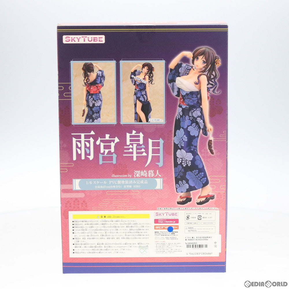 【中古即納】[FIG] ポストカード無し あみあみ限定特典付属 雨宮皐月(あまみやさつき) illustration by 深崎暮人 コミック阿吽 1/6 完成品 フィギュア(AX-1068) SkyTube(スカイチューブ)(20190317)