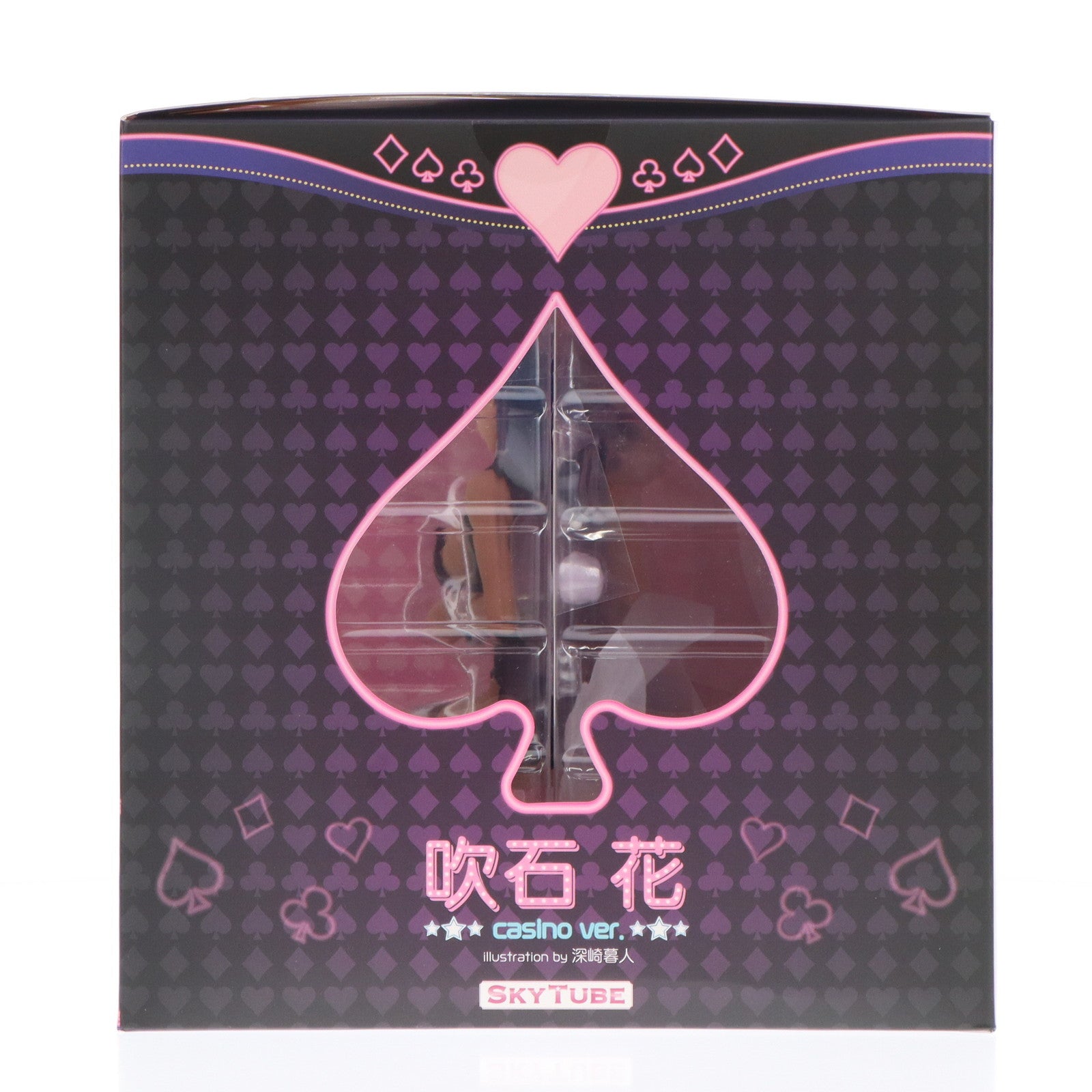 【中古即納】[FIG] ポストカード&あみあみ限定特典付属 吹石花(ふきいしはな) casino ver. Illustration by 深崎暮人 コミック阿吽 1/6 完成品 フィギュア(AX-1072) SkyTube(スカイチューブ)(20210620)