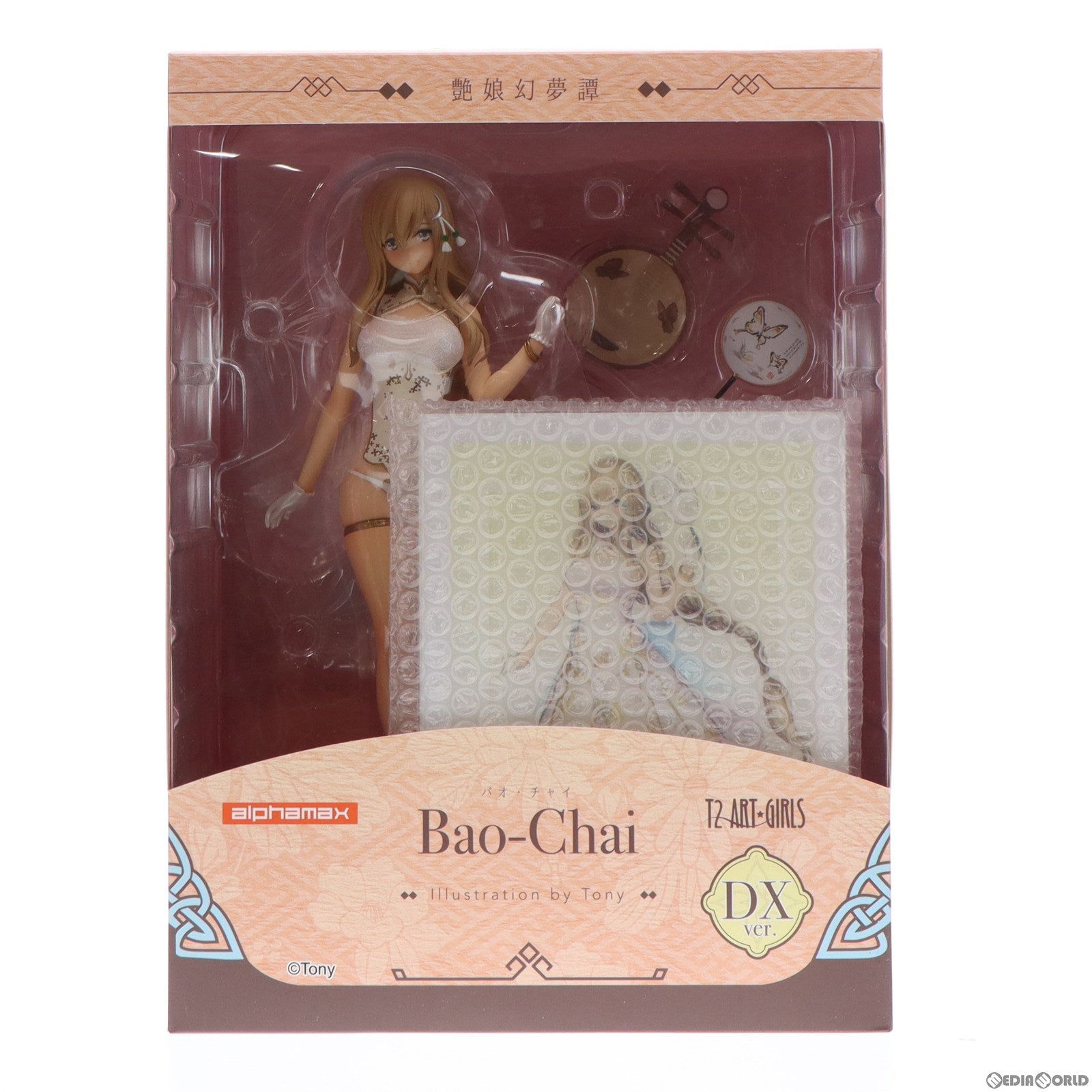 【中古即納】[FIG] ポストカード2枚&あみあみ限定特典付属 Bao-Chai バオ・チャイ illustration by Tony DX Ver. 艶娘幻夢譚 1/6 完成品 フィギュア(AX-1166) SkyTube(スカイチューブ)(20220810)