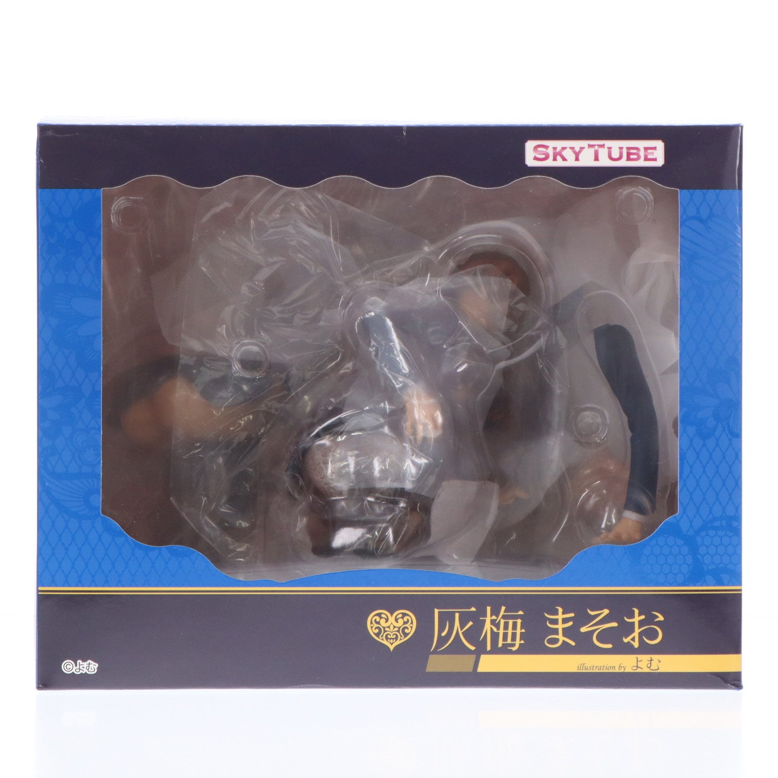 【中古即納】[FIG] ポストカード&あみあみ限定特典付属 灰梅まそお(はいうめまそお) illustration by よむ 1/6 完成品 フィギュア(AX-1121) SkyTube(スカイチューブ)(20200402)