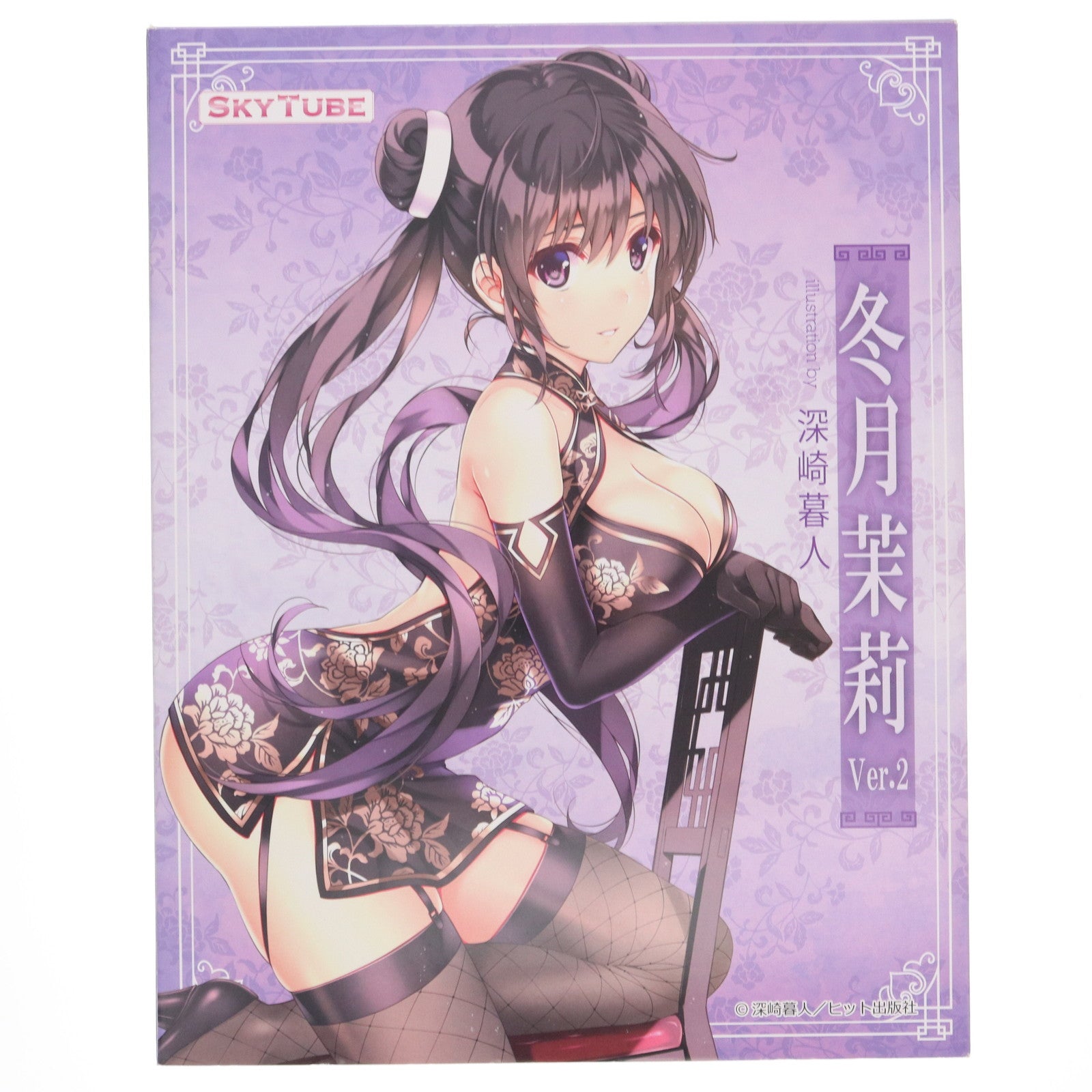 【中古即納】[FIG] 初期不良未対応 冬月茉莉(とうげつまつり) Ver.2 illustration by 深崎暮人 コミック阿吽 1/6 完成品 フィギュア(AX-1040) SkyTube(スカイチューブ)(20180127)