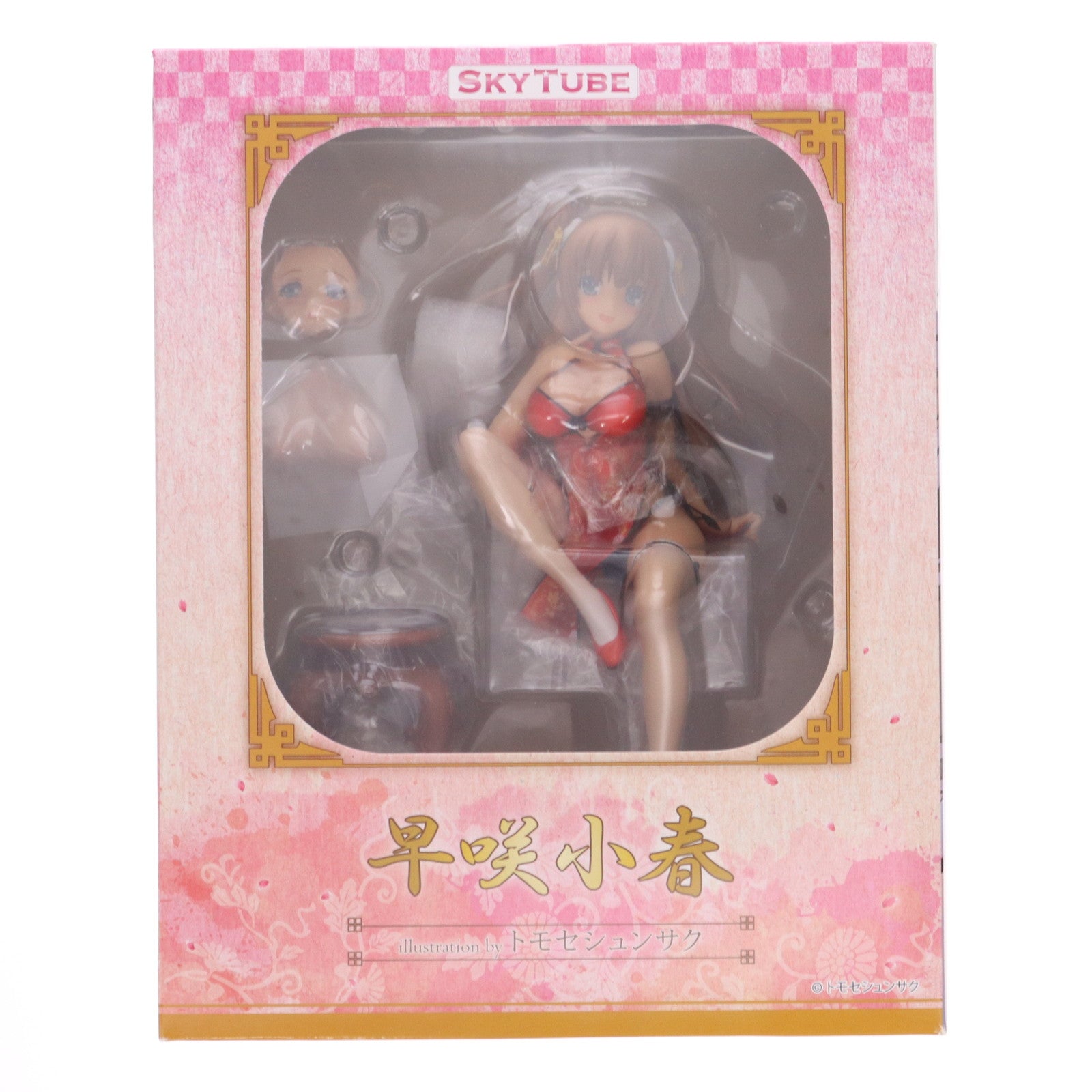 【中古即納】[FIG] ポストカード&あみあみ限定特典付属 早咲小春(はやさきこはる) Illustration by トモセシュンサク 1/6 完成品 フィギュア(AX-1085) SkyTube(スカイチューブ)(20200212)