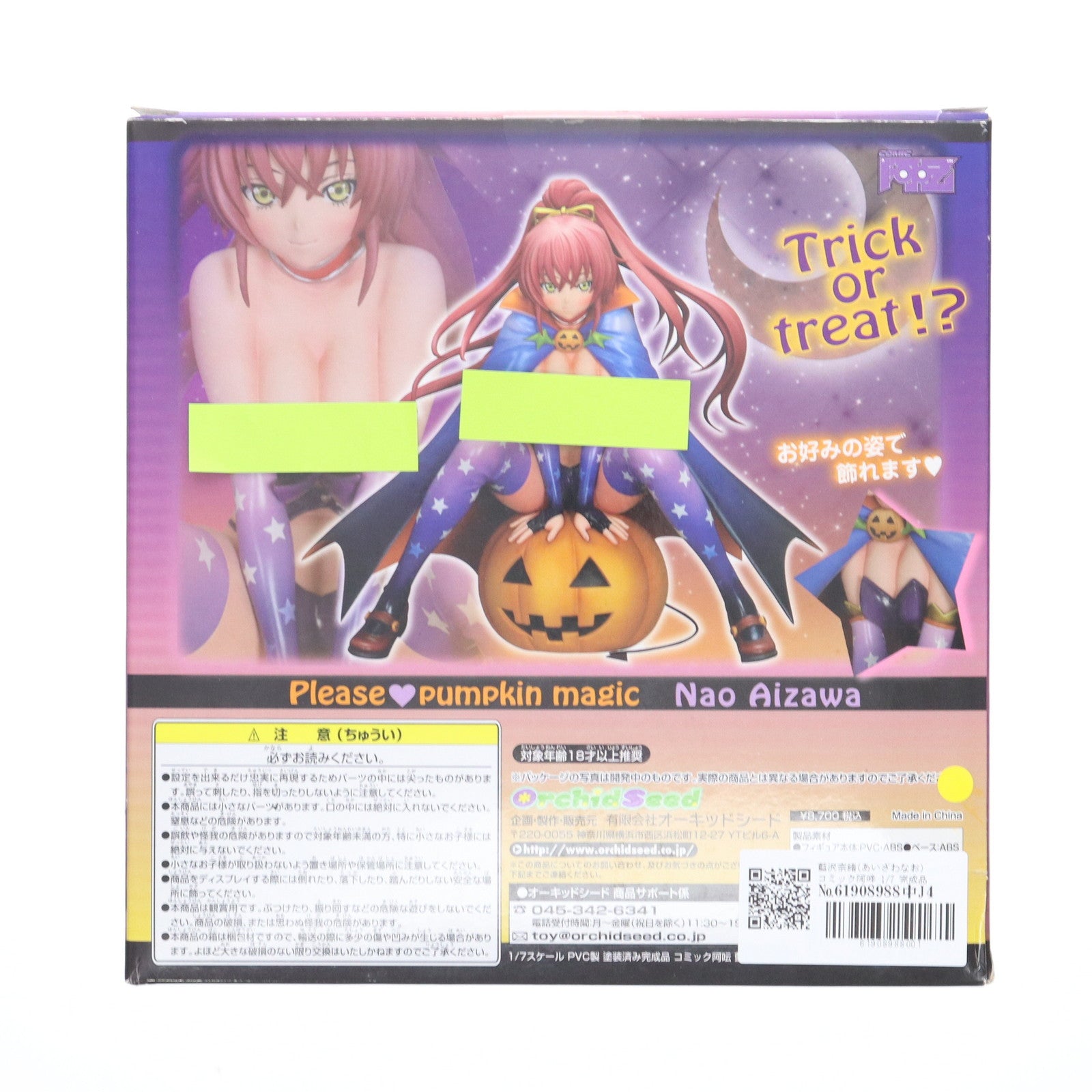 【中古即納】[FIG] 藍沢奈緒(あいざわなお) コミック阿吽 1/7 完成品 フィギュア(PVC95) オーキッドシード(20111209)